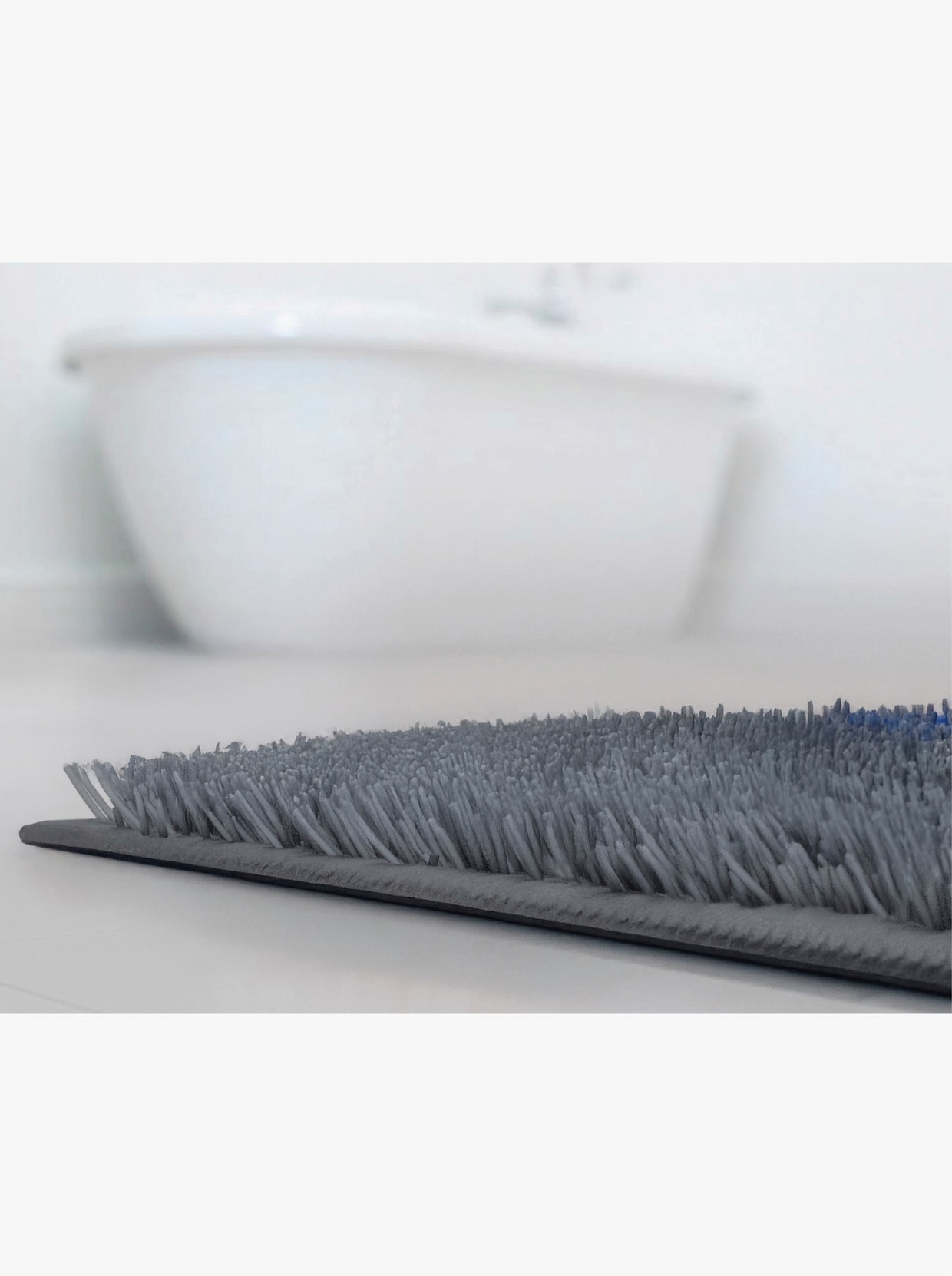 Grund Badematte - blau-grau