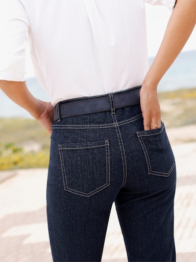 5-Pocket-Jeans mit lässig weiten Beinen - dark blue