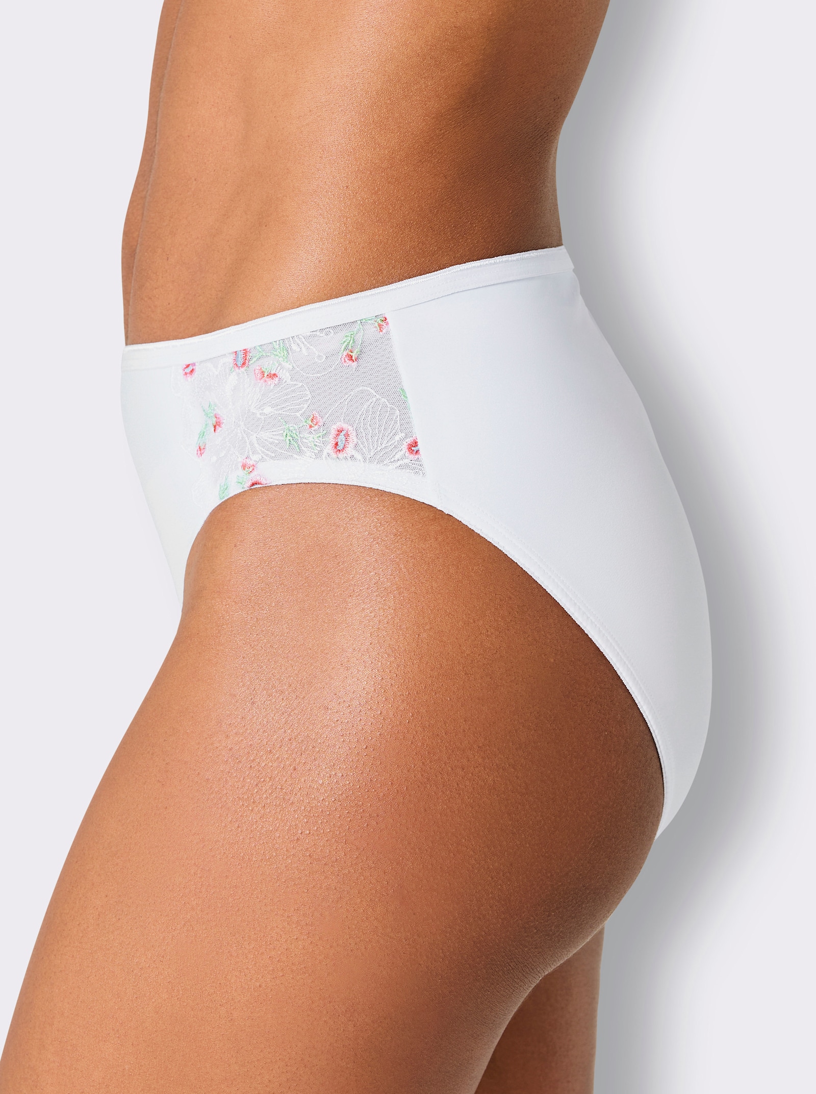 wäschepur Jazzpants mit elastischen Bund- und Beinabschlüssen - weiß