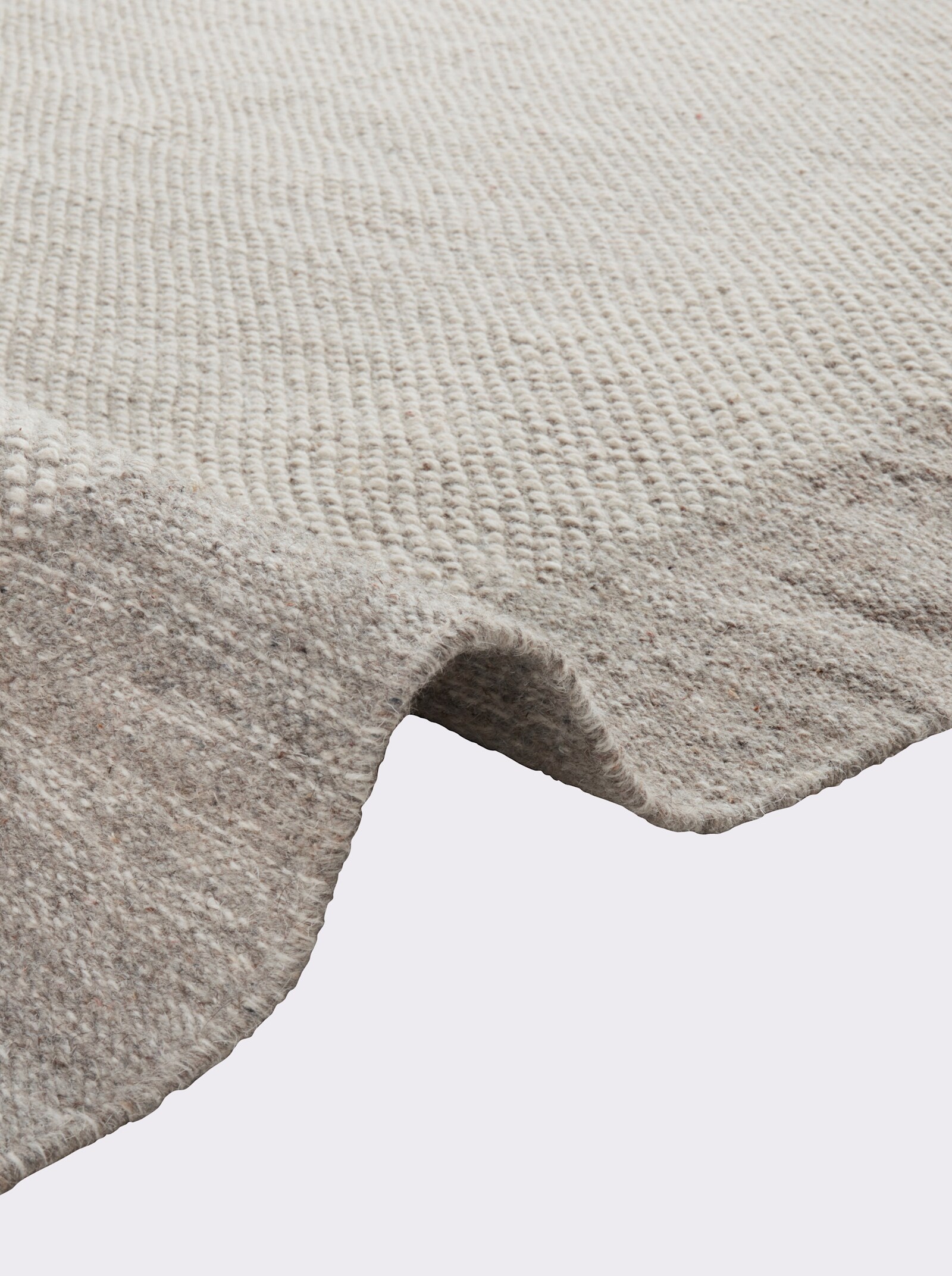 heine home Teppich - grau-weiß-meliert