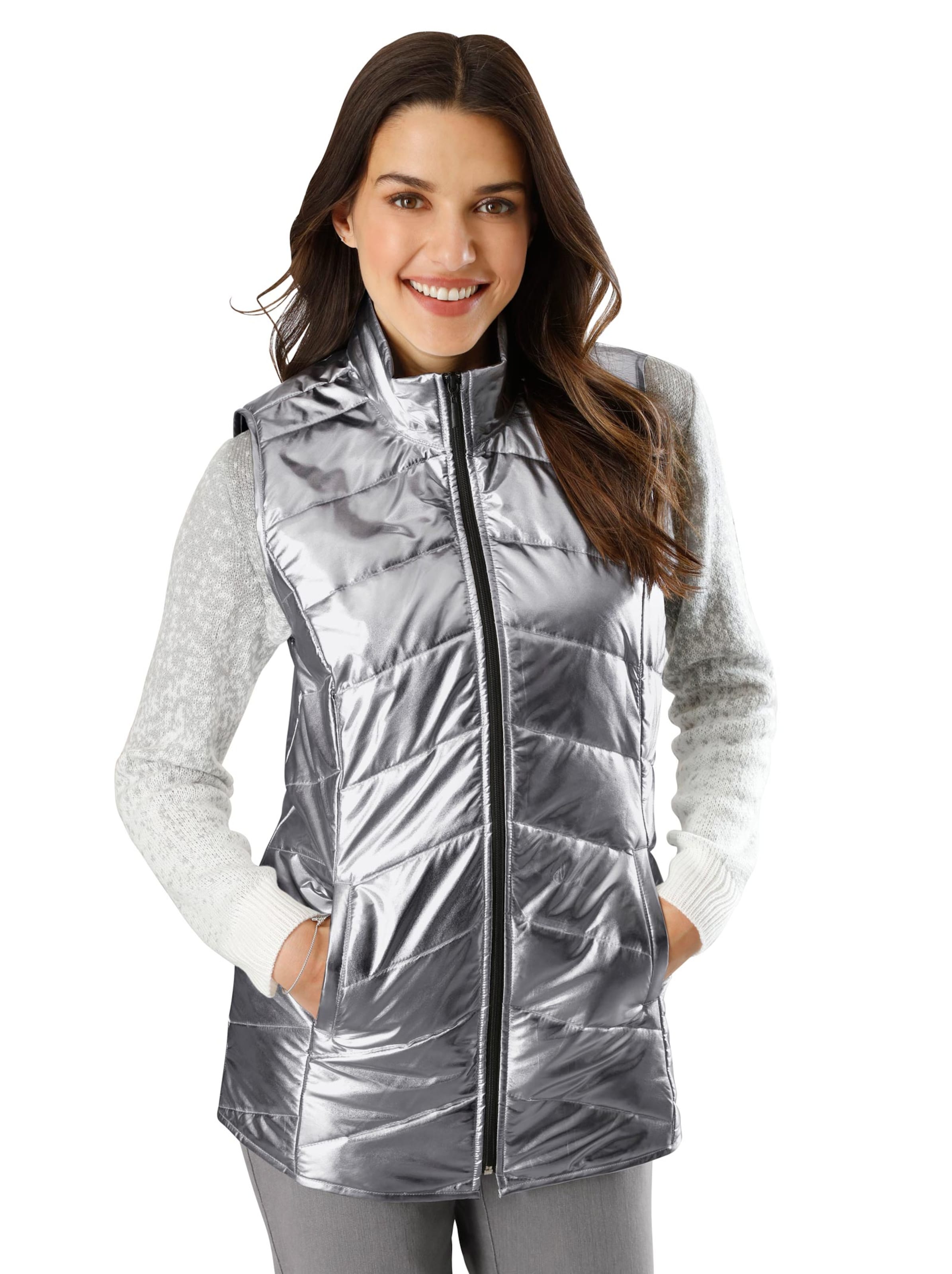 Weste - silberfarben