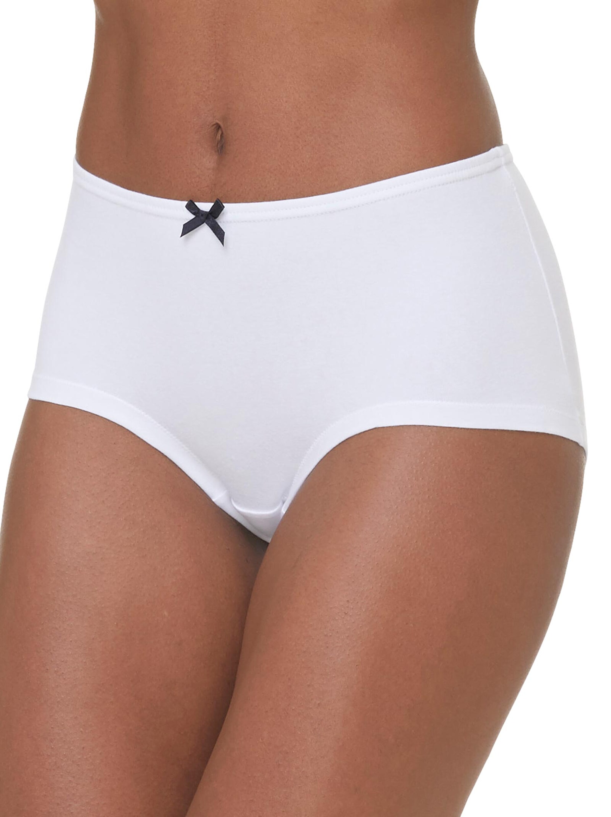 wäschepur Pants - weiß + schwarz + 2x geringelt