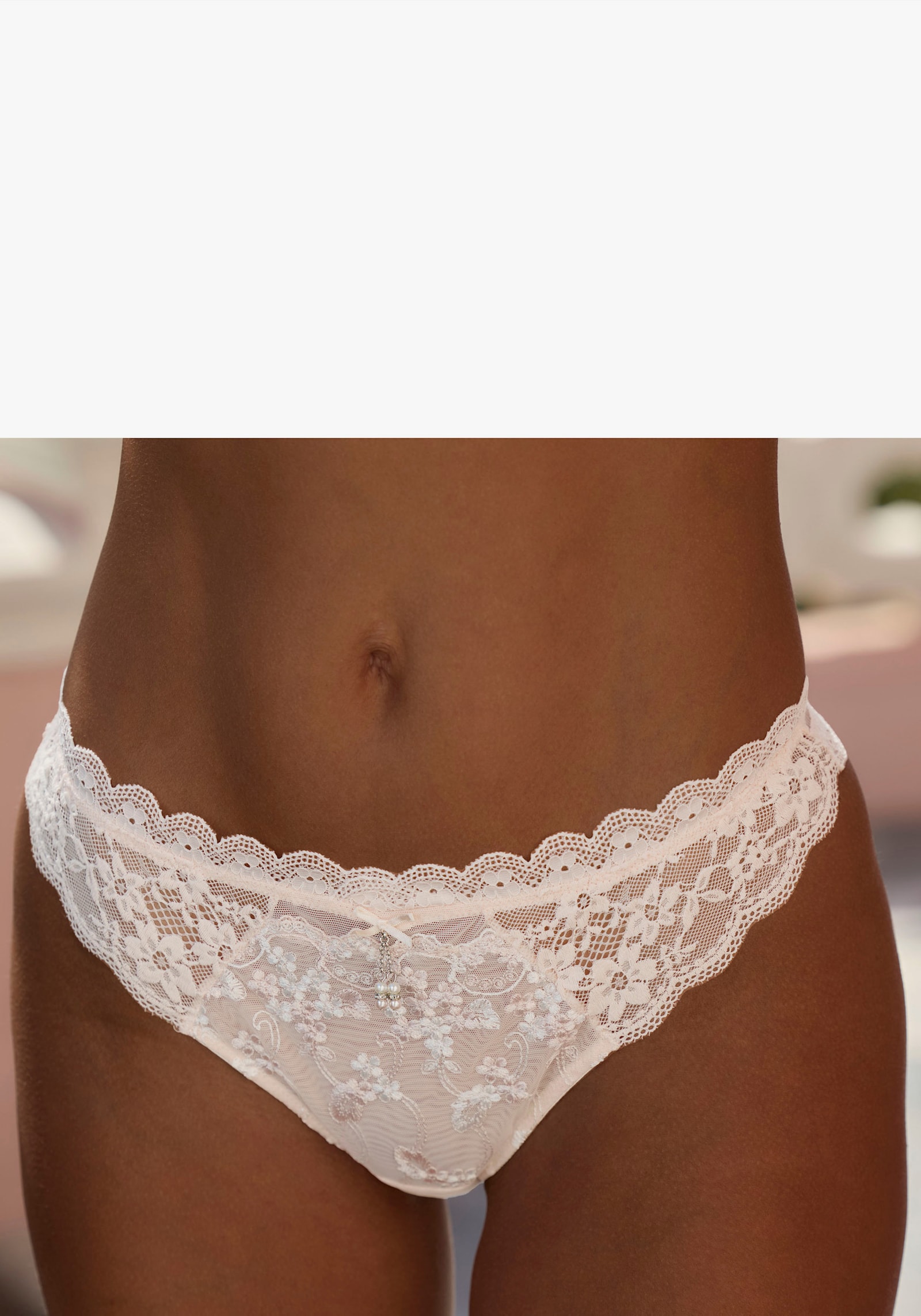 LASCANA String - rose-crème