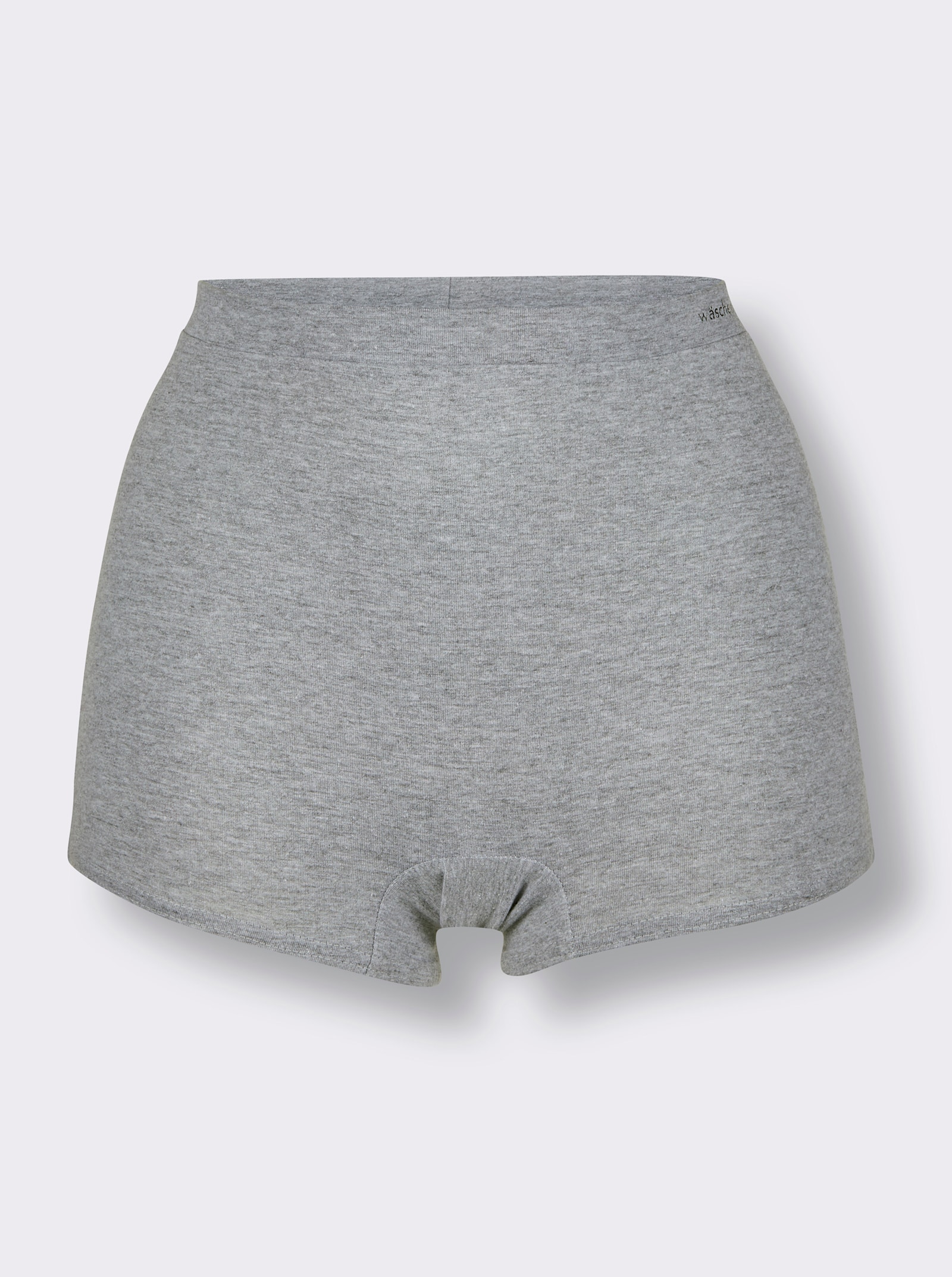 wäschepur Panty mit bequemem Softbund - 2x weiß + 2x grau-meliert