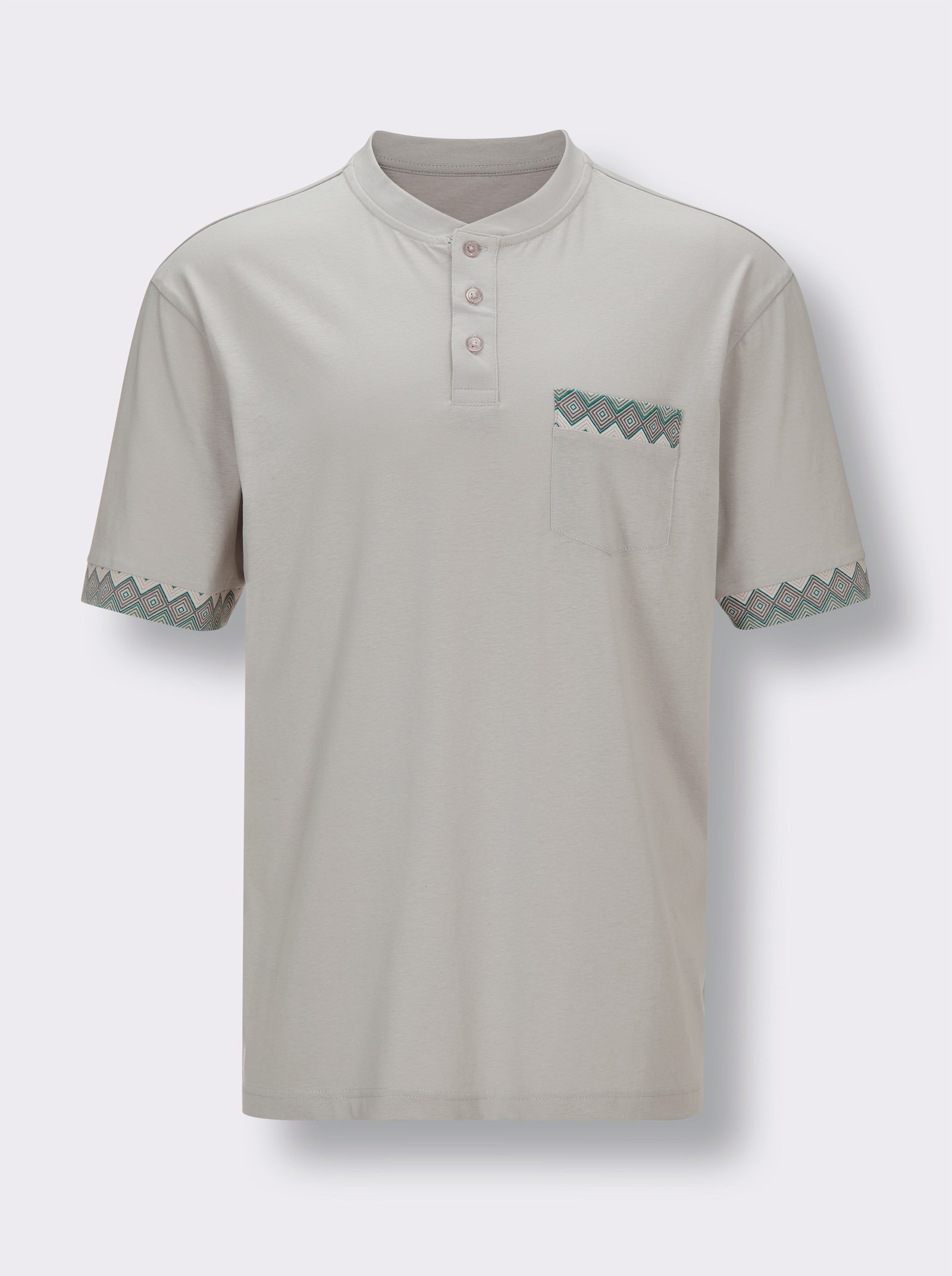 KINGsCLUB Krátké pyžamo - světlešedá