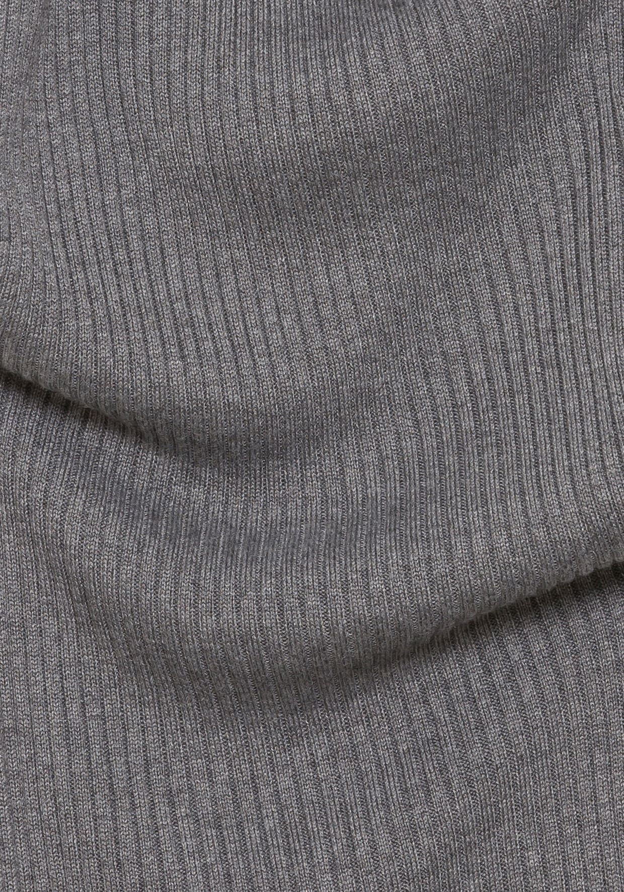 Pantalon en tricot - gris foncé chiné