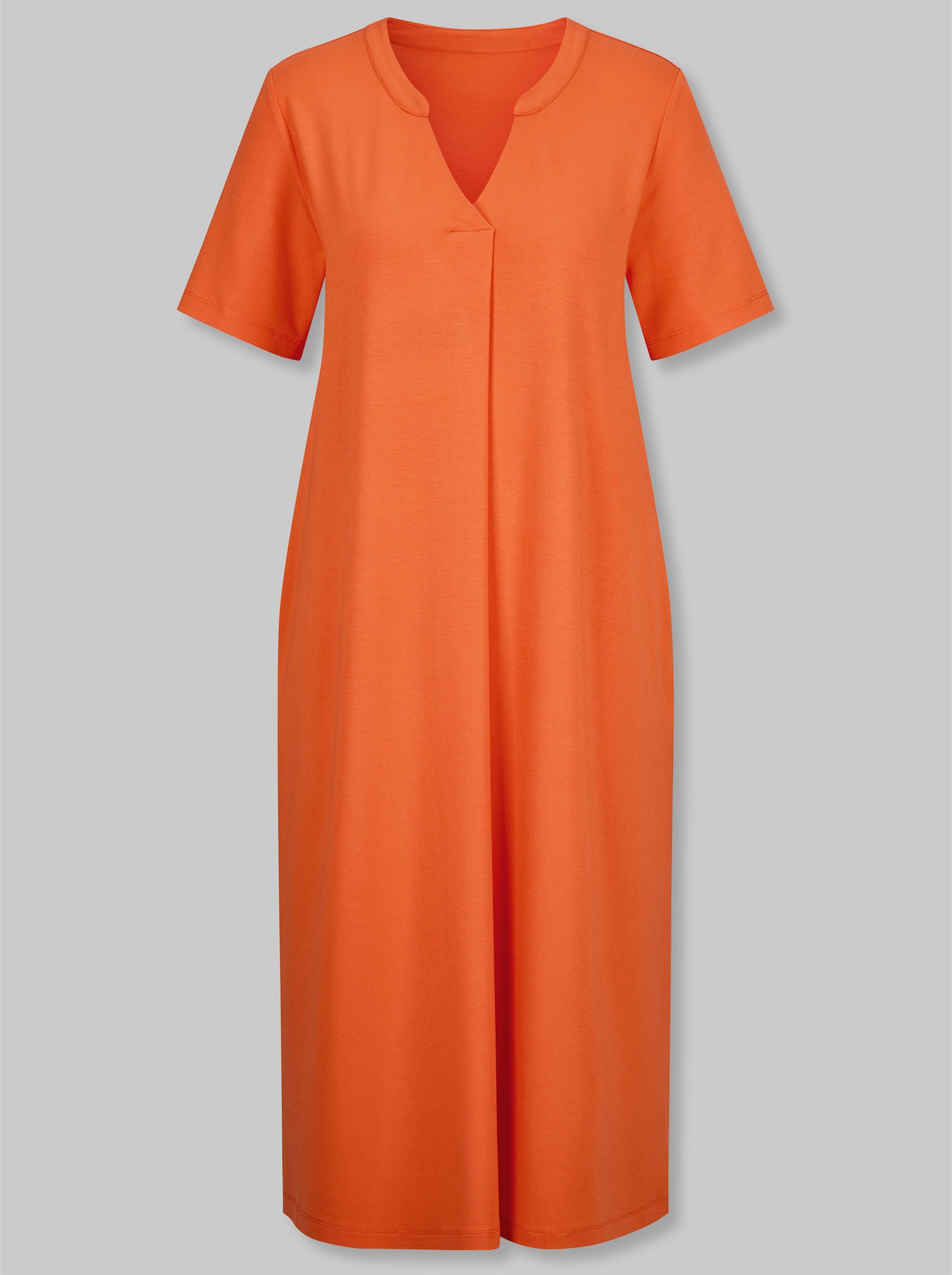 heine Shirtkleid mit Falte - orange