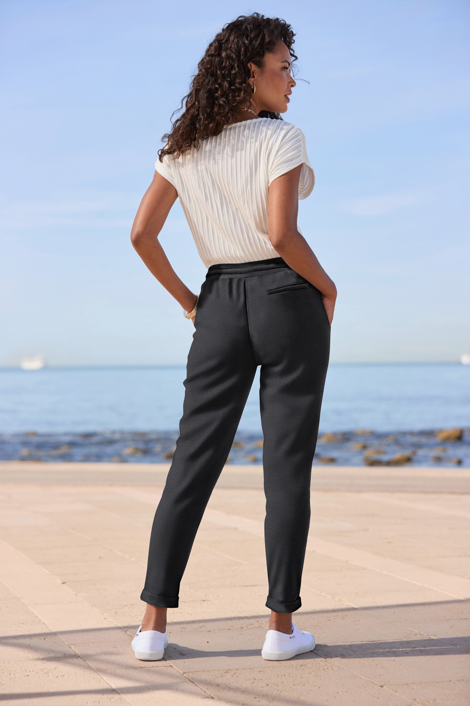 Vivance Pantalon Jogpant - noir