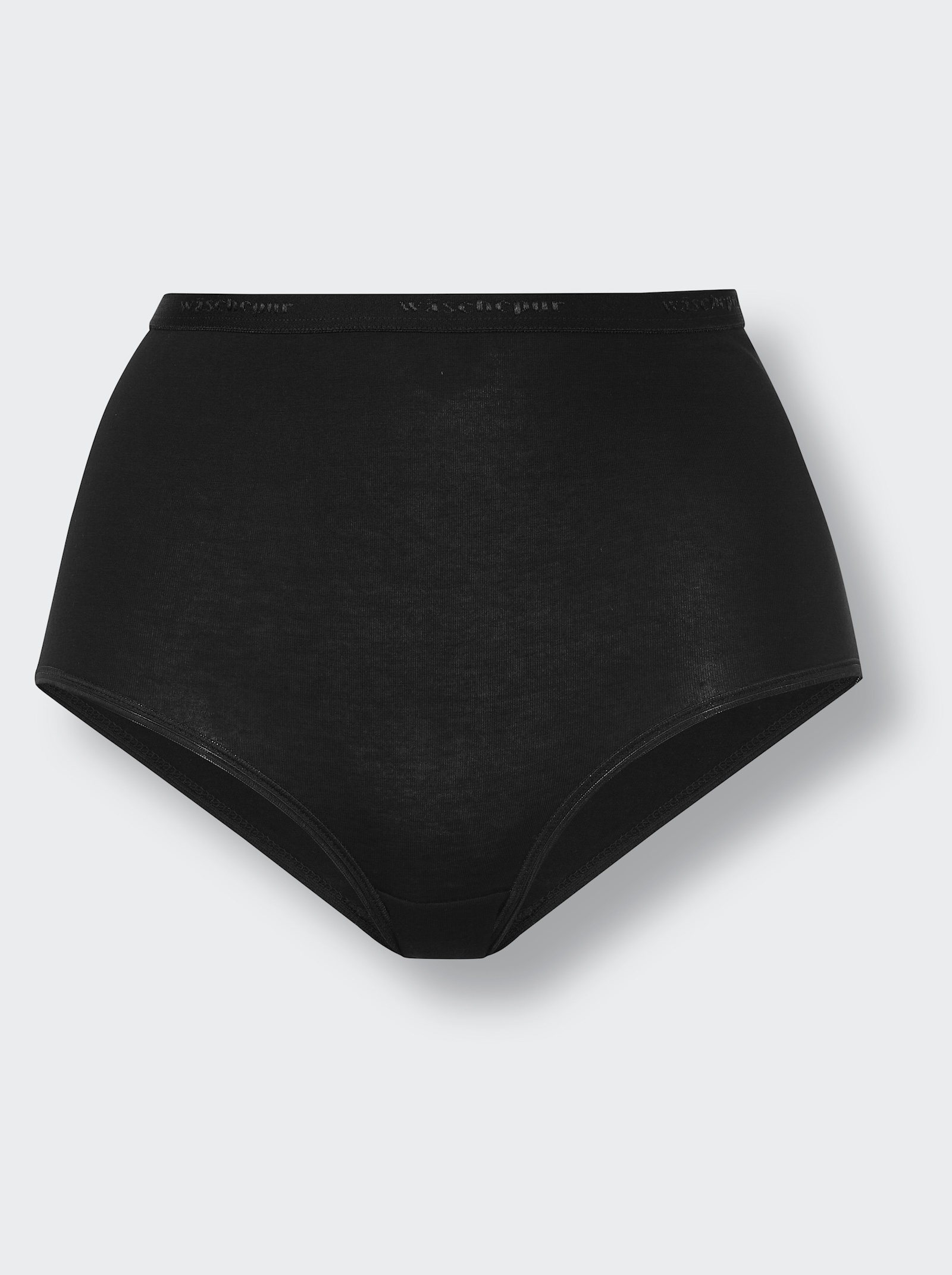 Höga trosor med elastiska avslut - svart