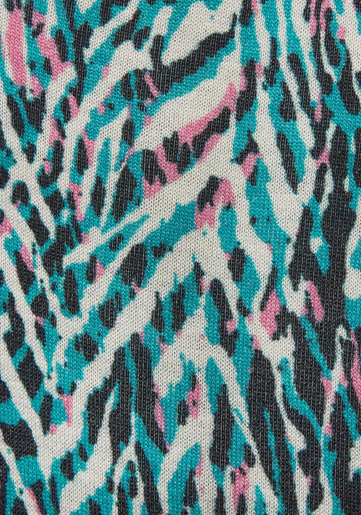 Vivance Robe longue - turquoise-rose-crème imprimé