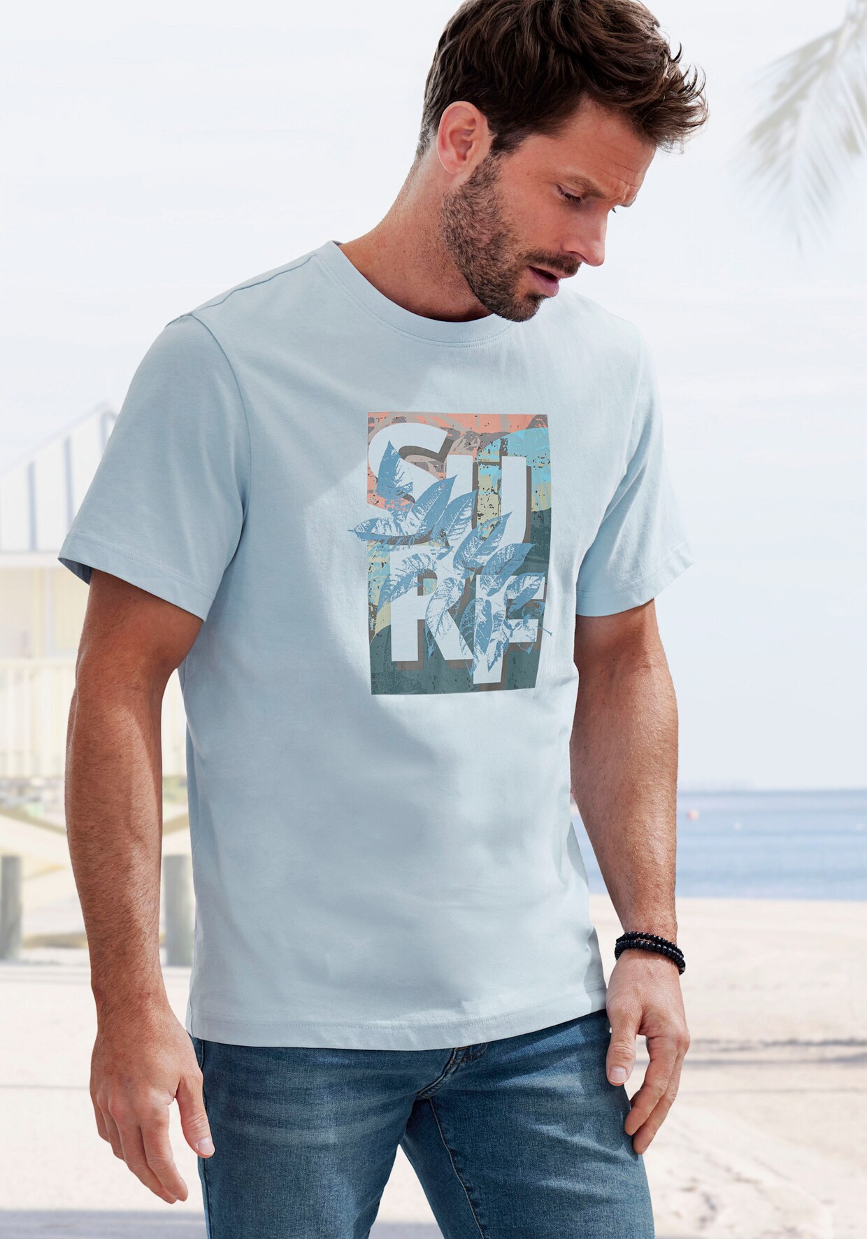 T-shirt - lichtblauw