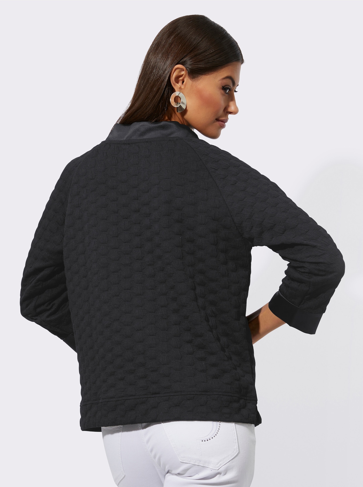 Sweatshirt - zwart