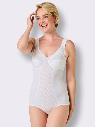 wäschepur Einteiler ohne Bügel - weiß