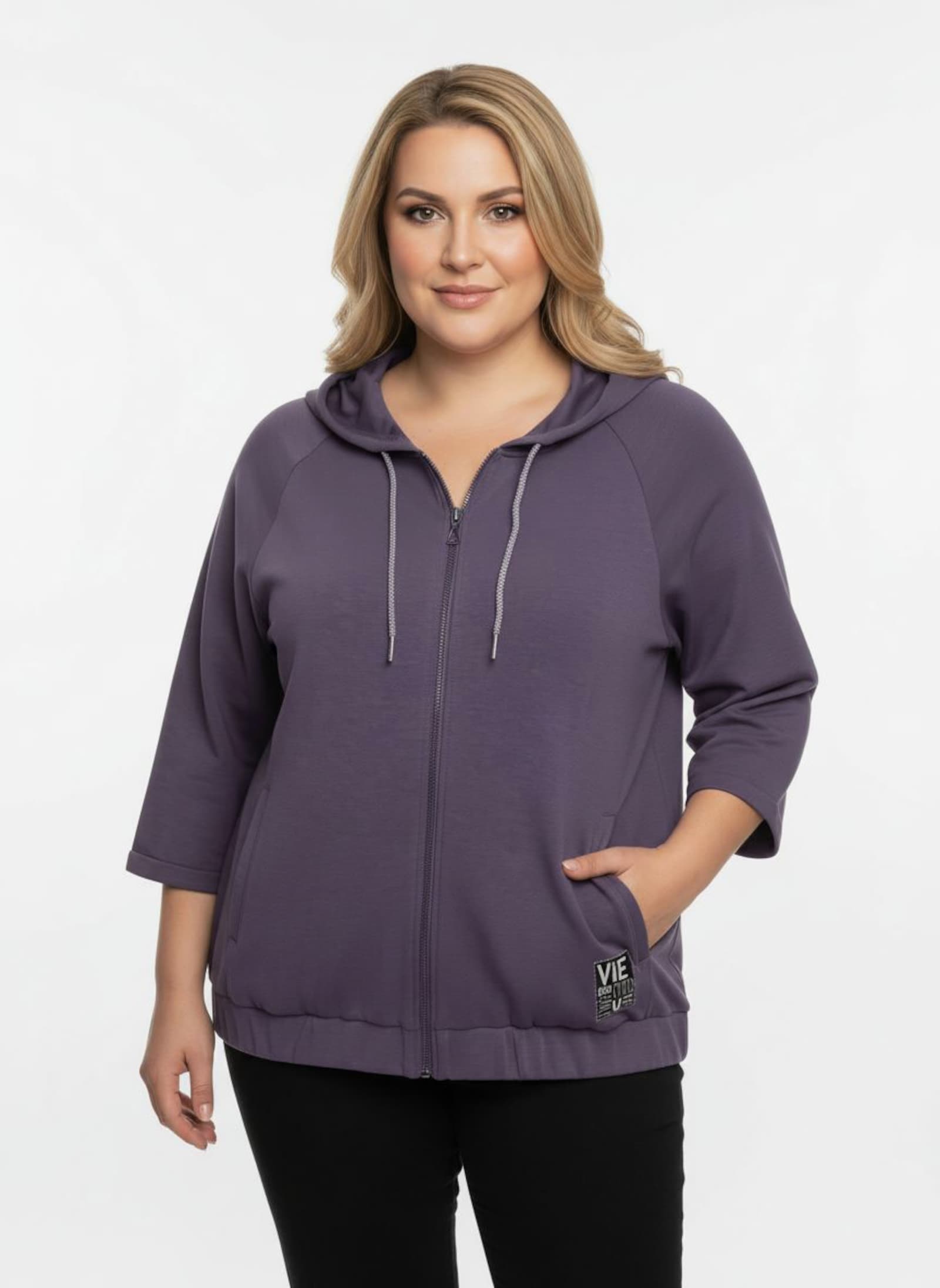 Shirtjacke mit Kapuze - feige