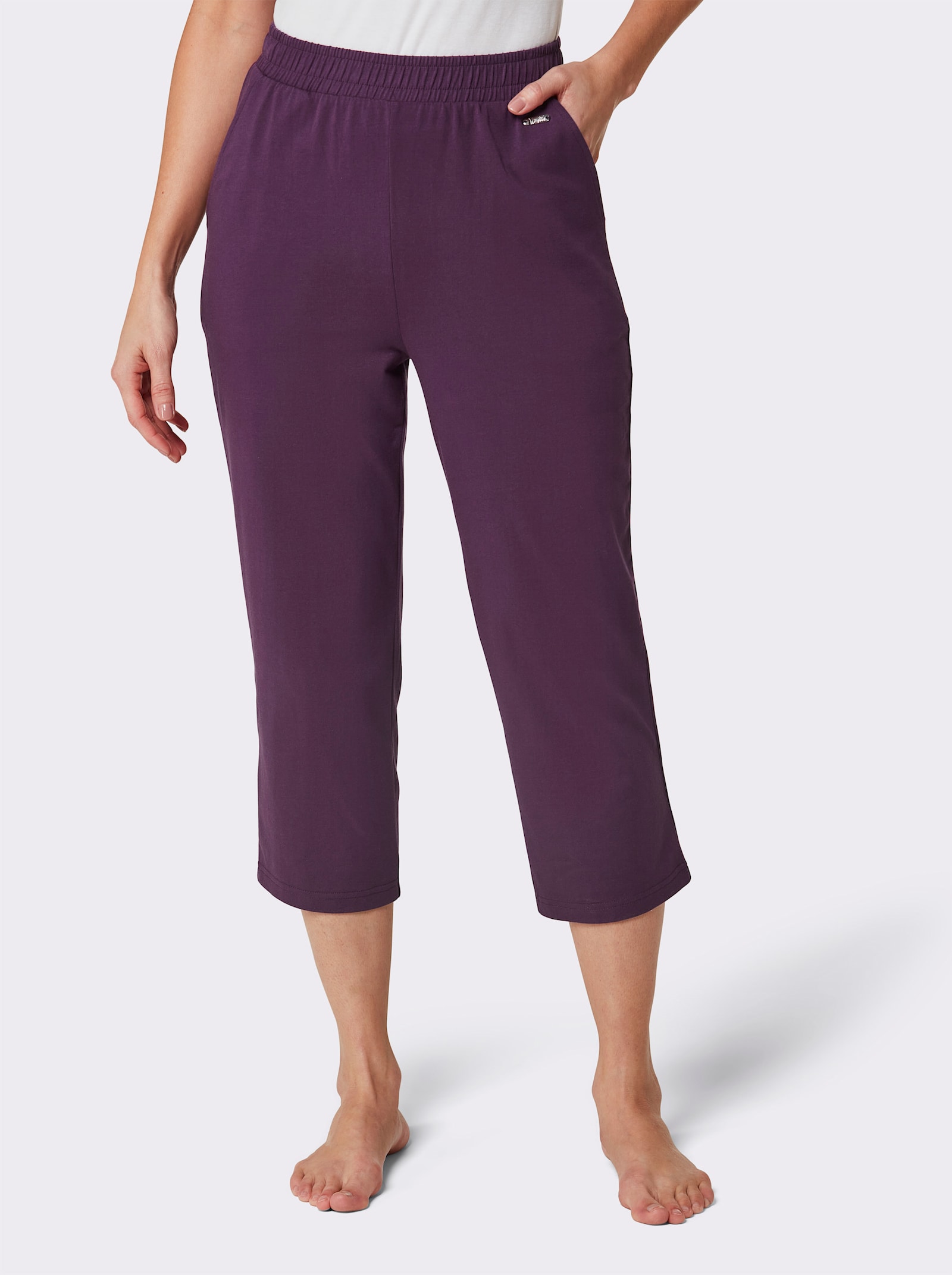 feel good 7/8 kalhoty - hroznová