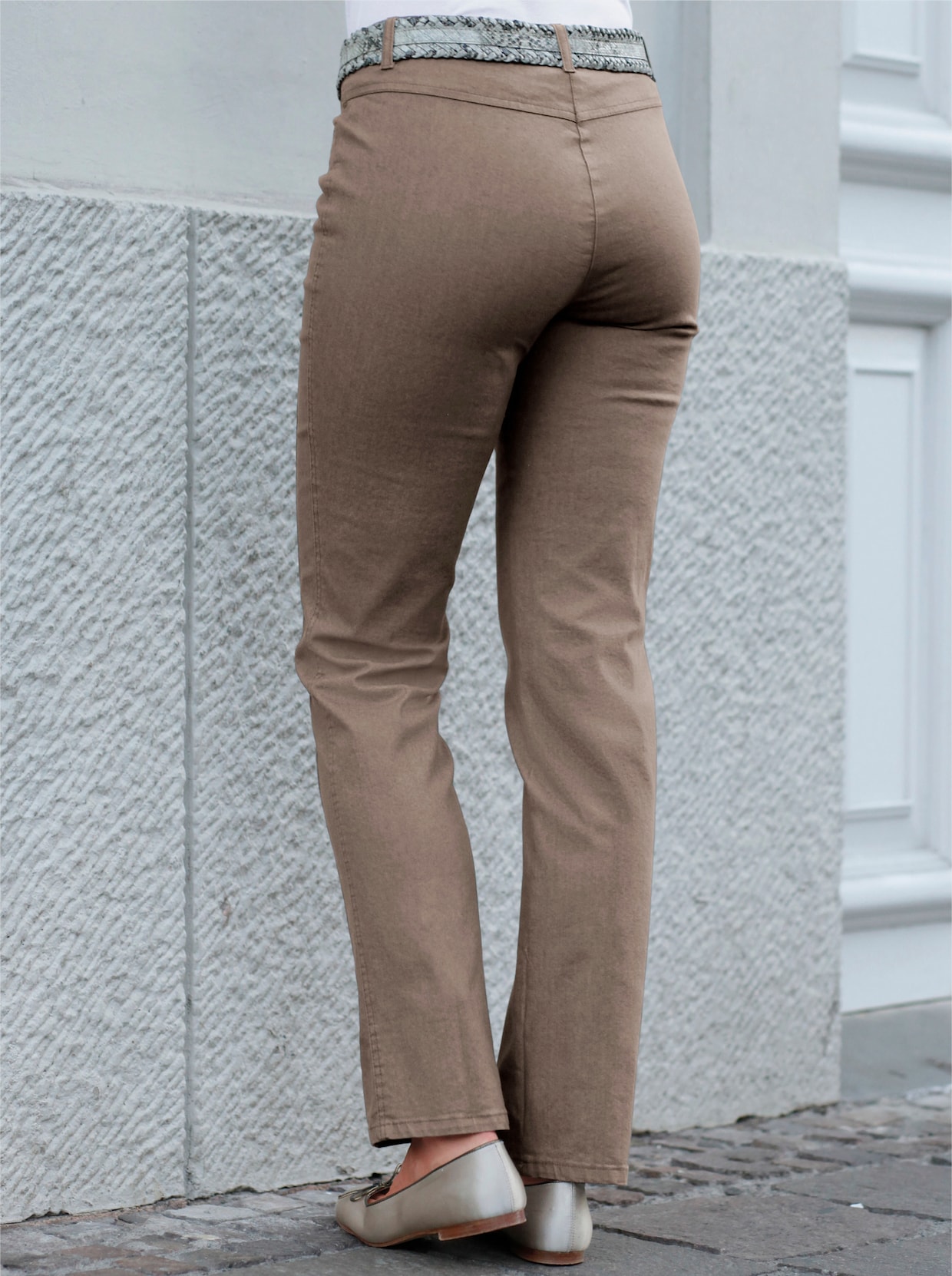 Cosma Gerade Jeans - taupe