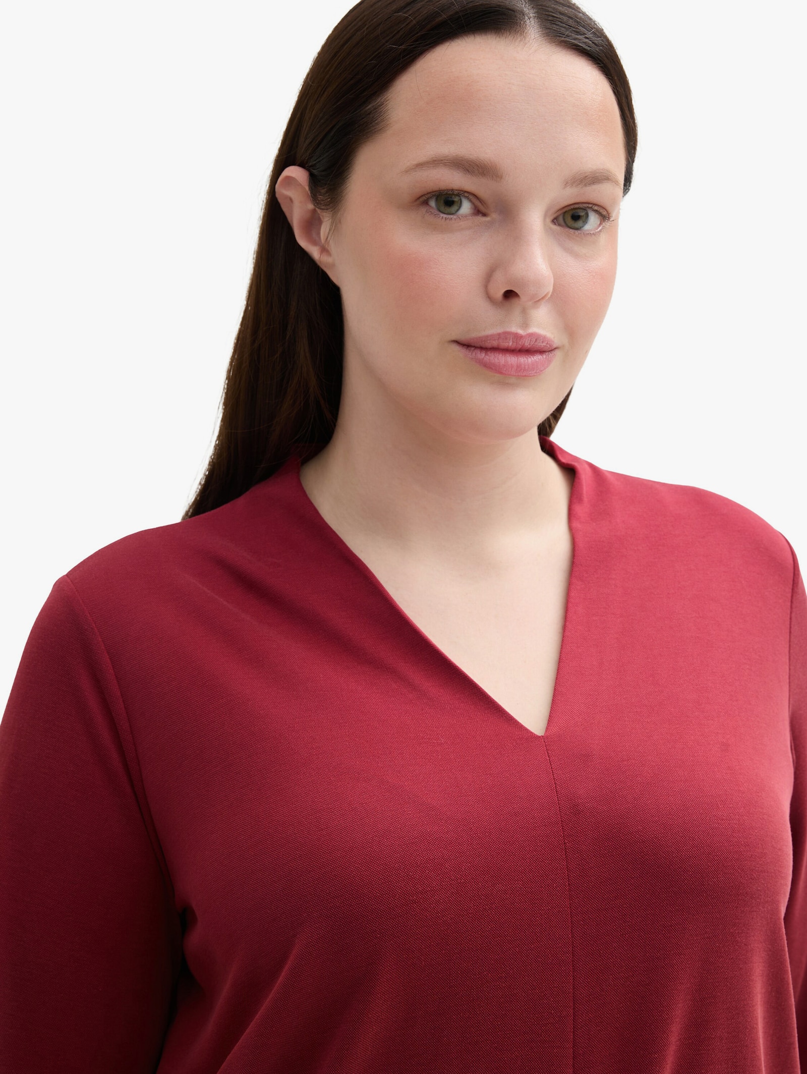 Langarmshirt - deep red