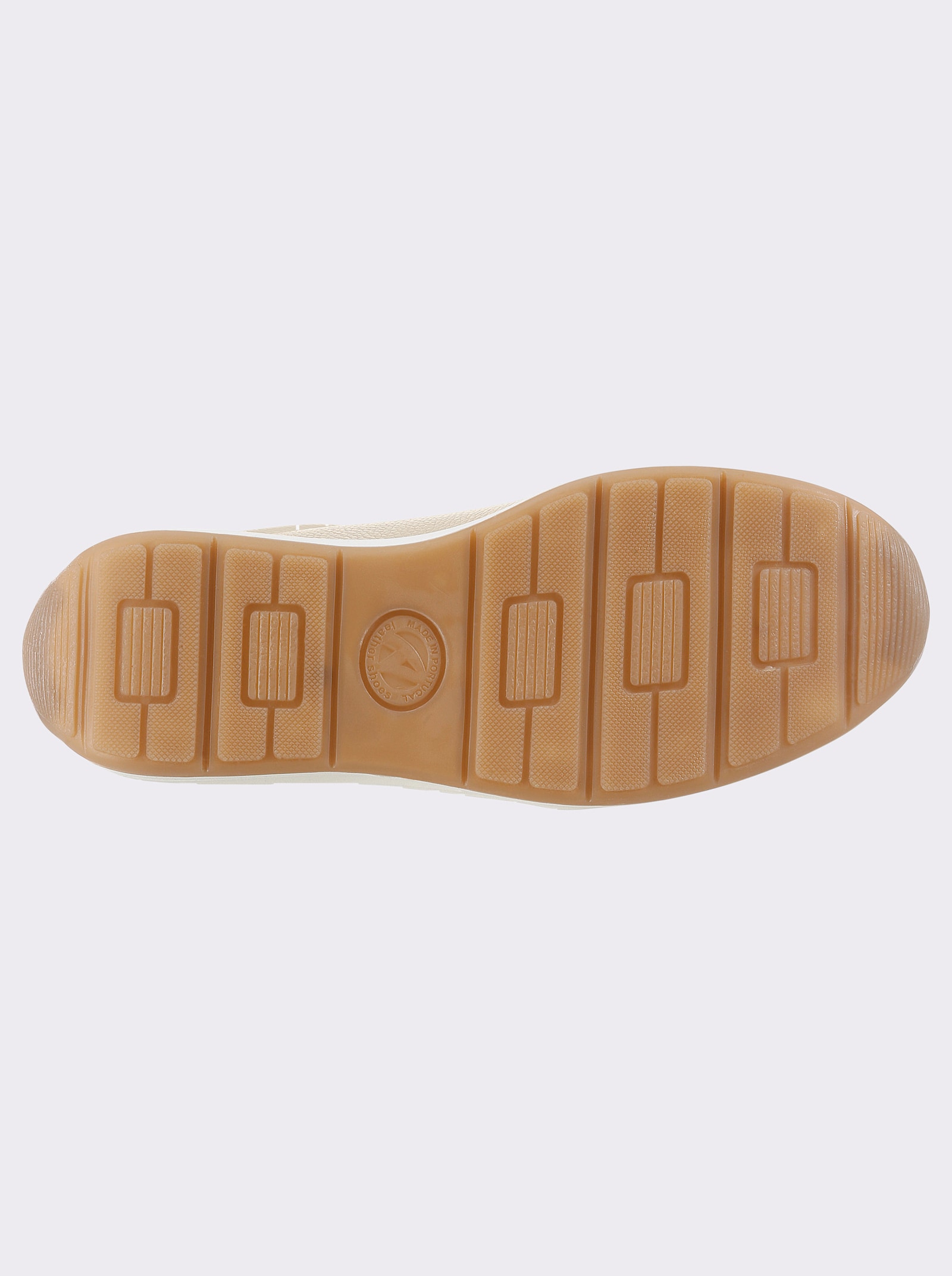 airsoft modern+ Sneaker mit Leder-Wechselfußbett - beige