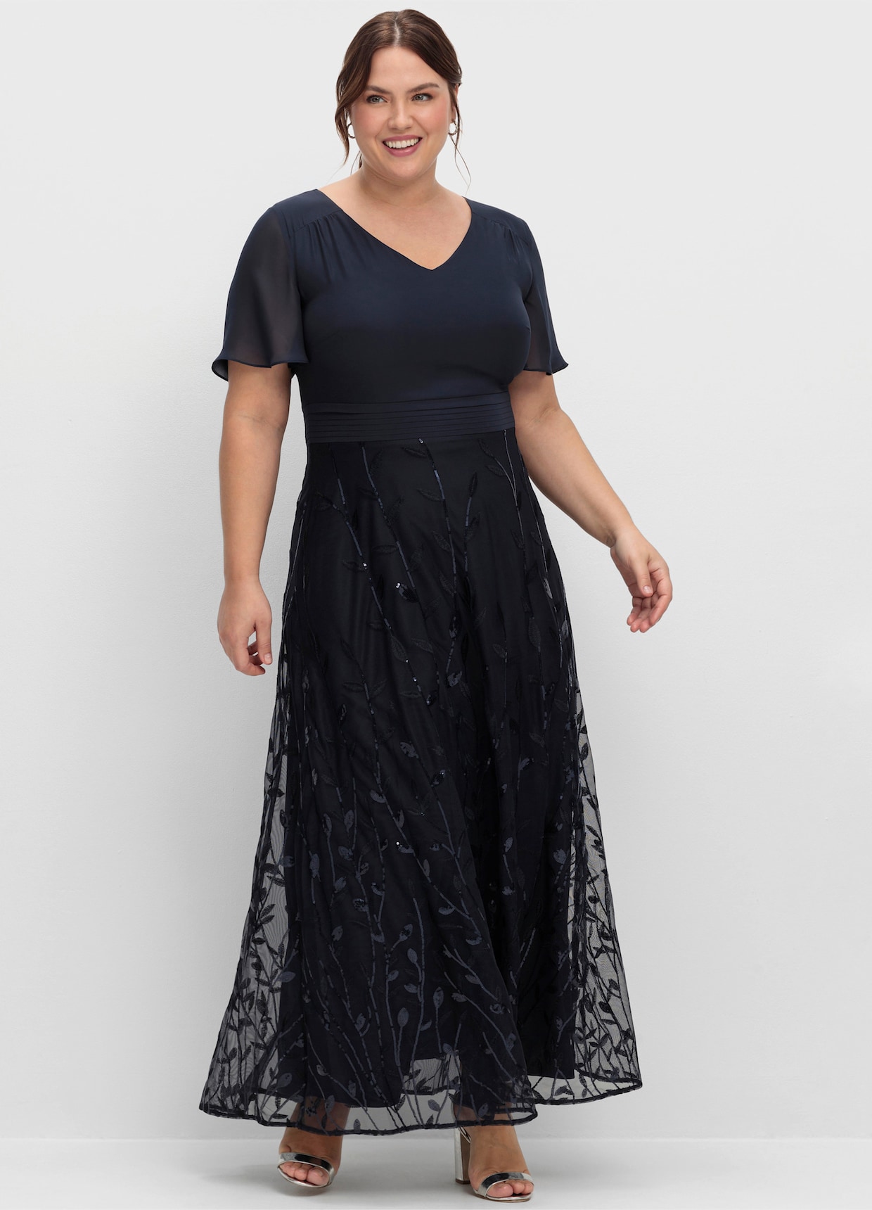 sheego Abendkleid - tiefblau