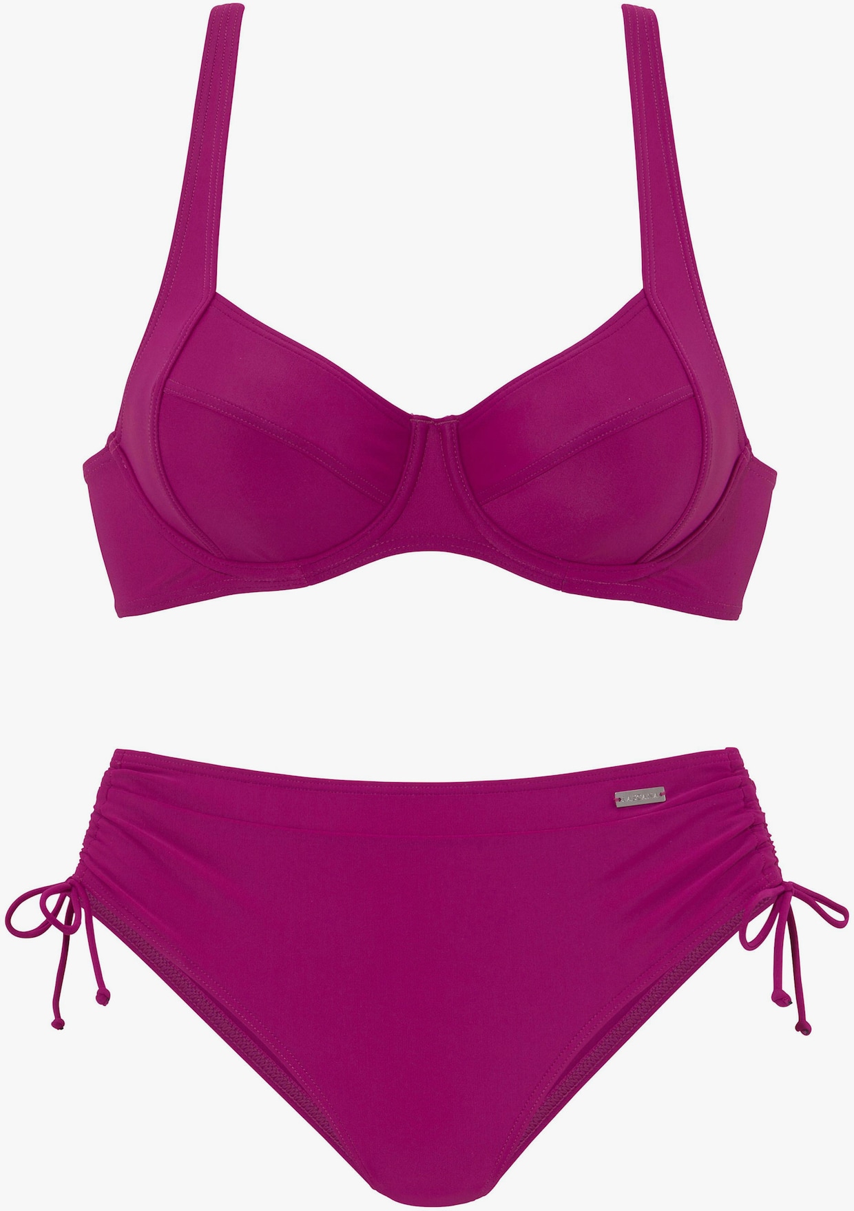 LASCANA Maillot de bain à armatures - fuchsia