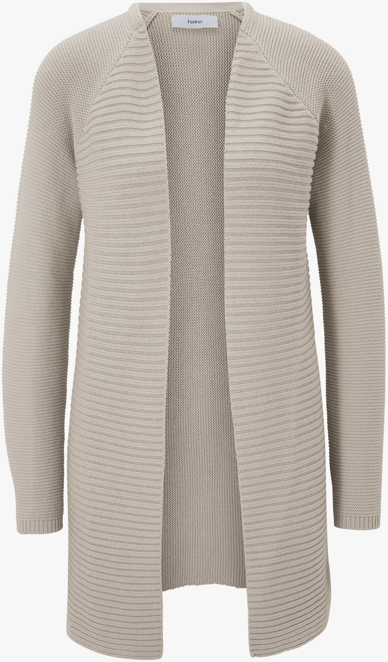 heine veste en tricot - mastic