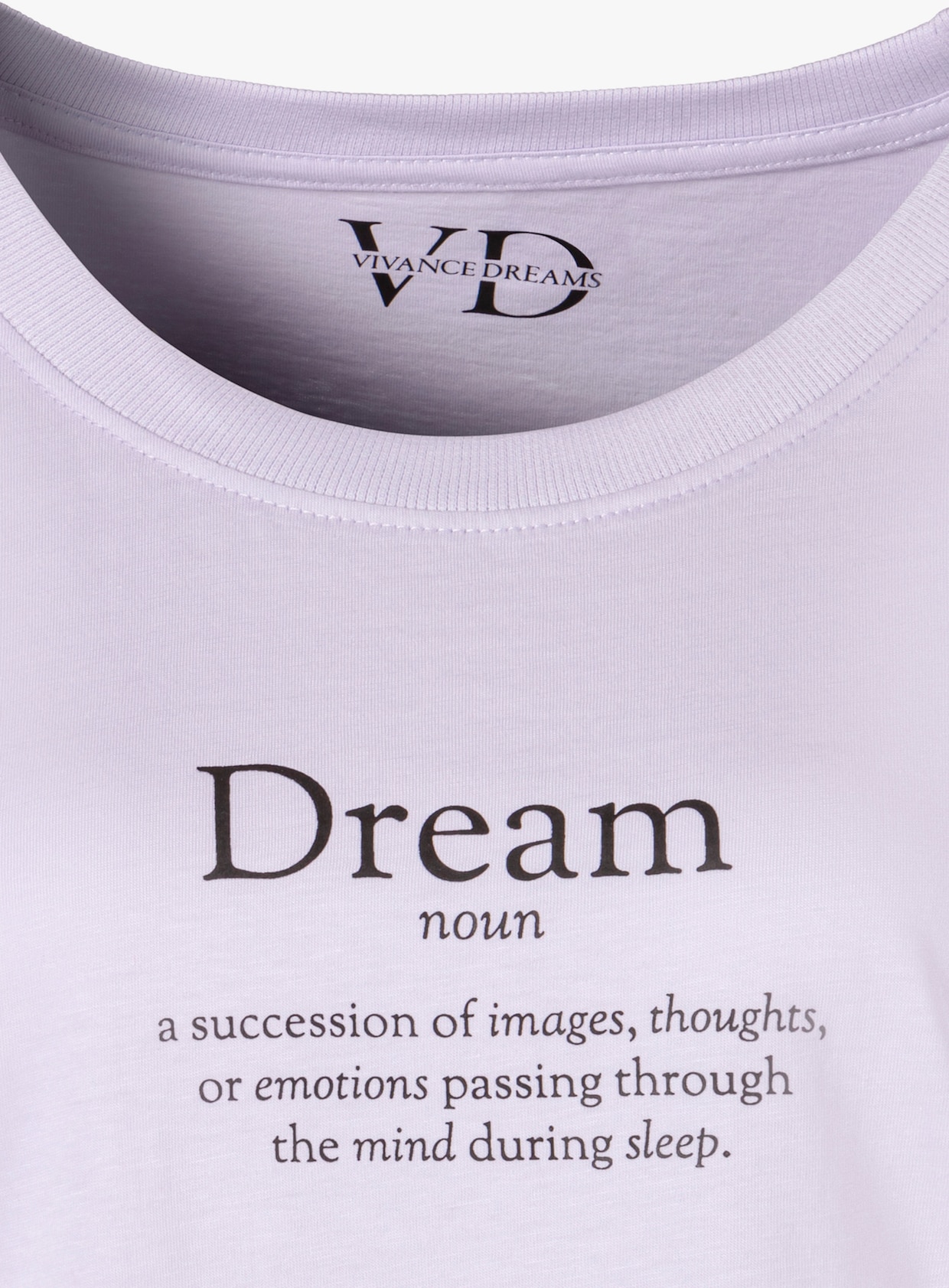 Vivance Dreams Pyjamaoberteil - violett