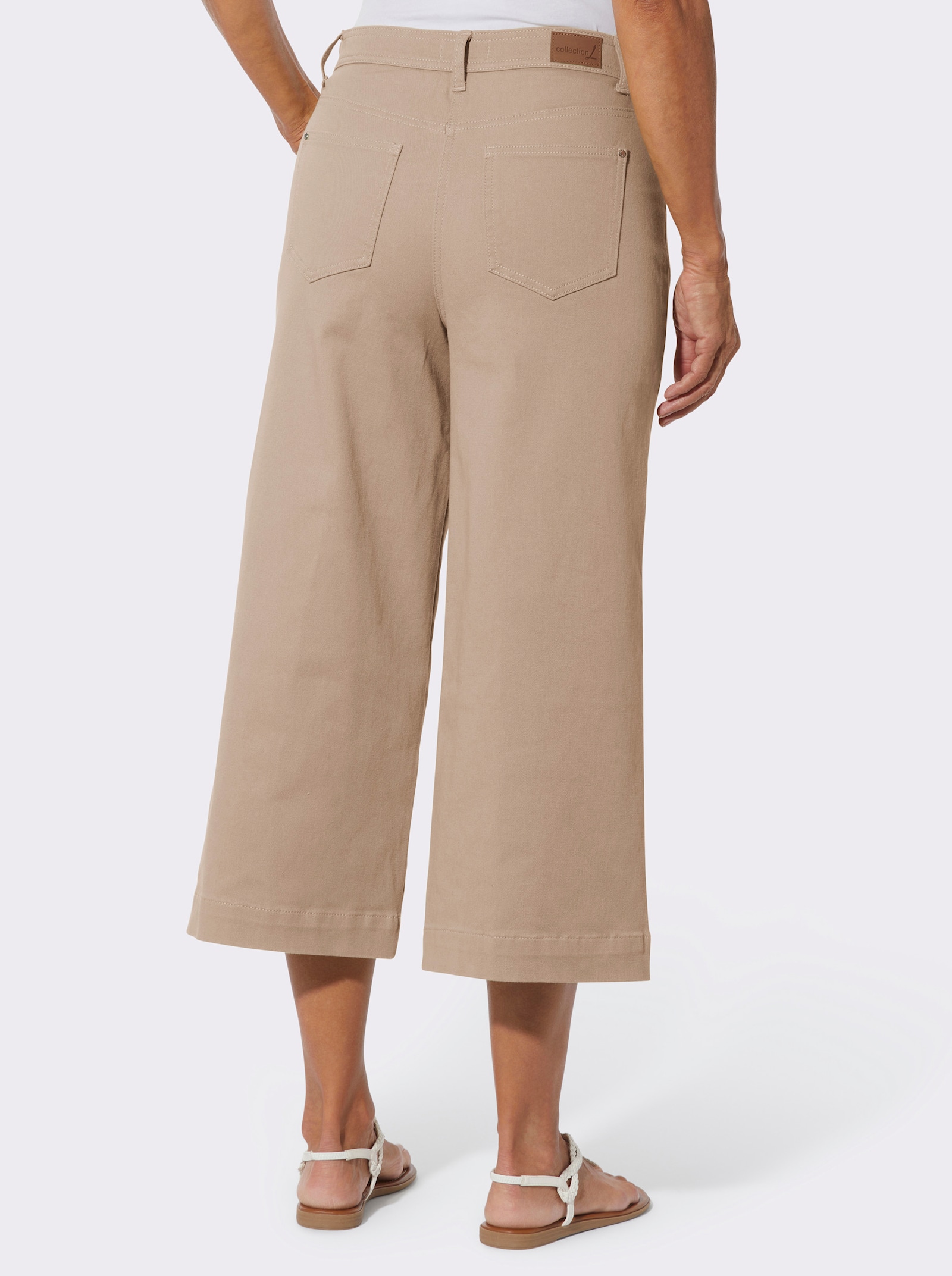 Culotte in Baumwoll-Qualität - beige