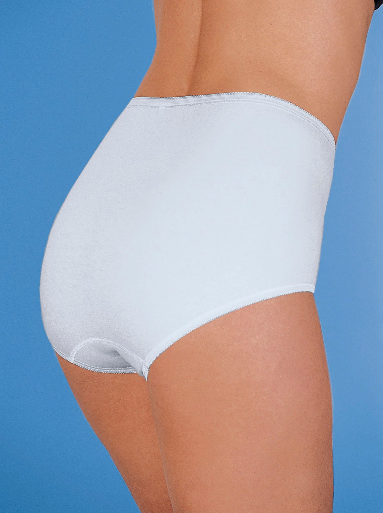 Nina von C. Taillenslip in Single-Jersey-Qualität - weiß