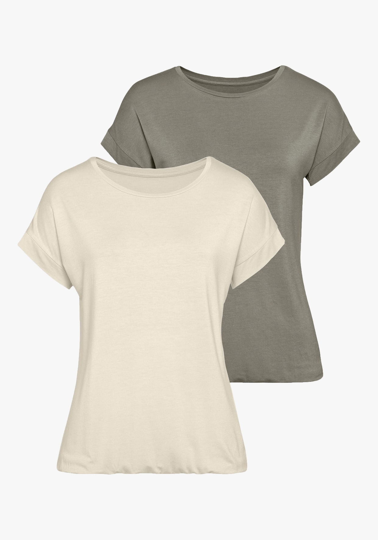 Vivance T-shirt - beige-kaki