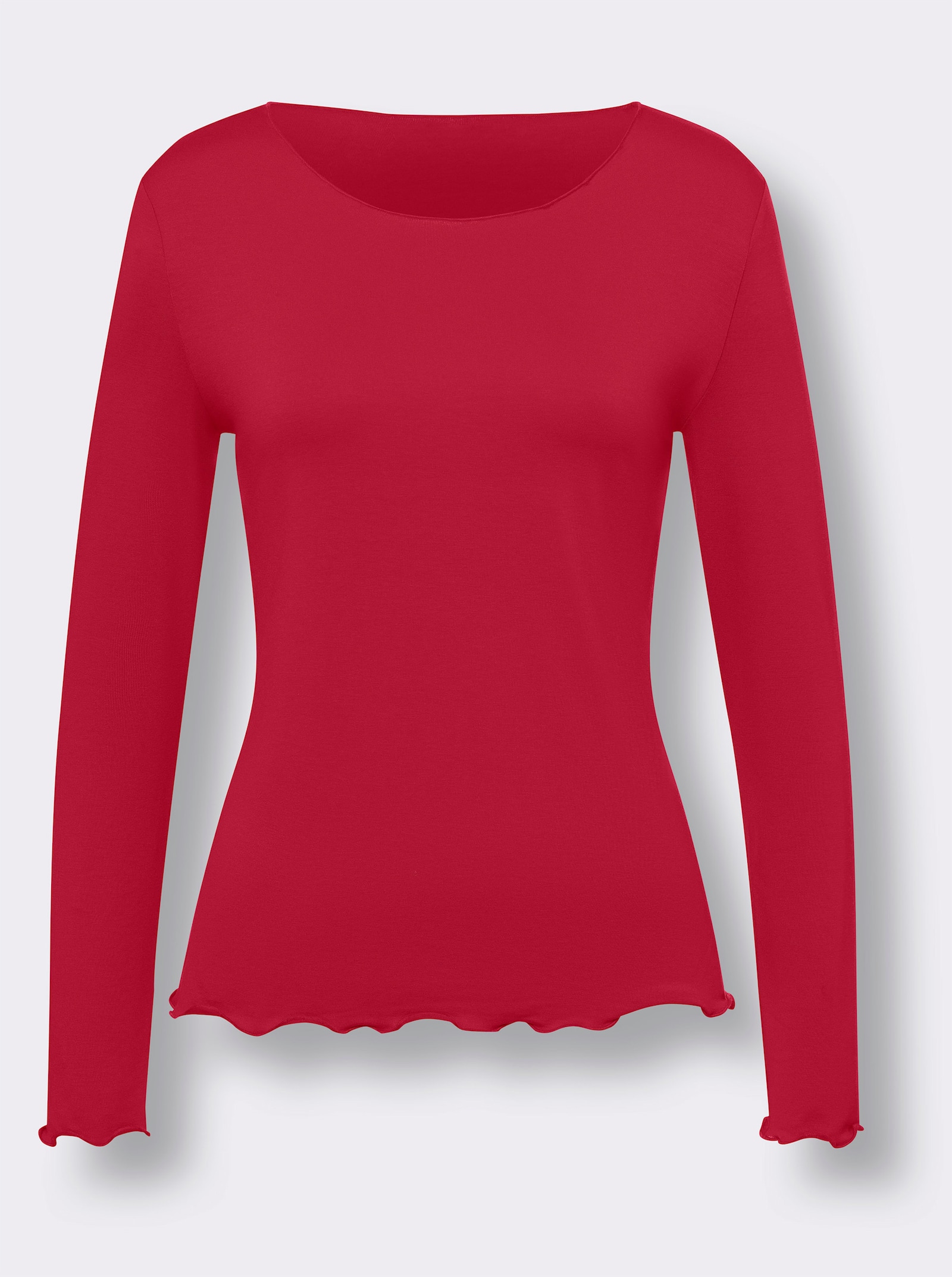 heine Shirt-Set in Viskose-Qualität - rot-ecru