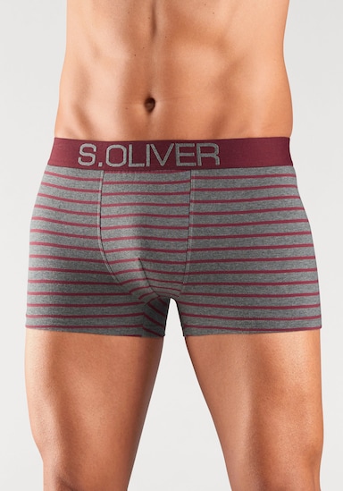 s.Oliver Boxer - grau-gestreift / bordeaux-gestreift / blau-gestreift / anthrazit-gestreift
