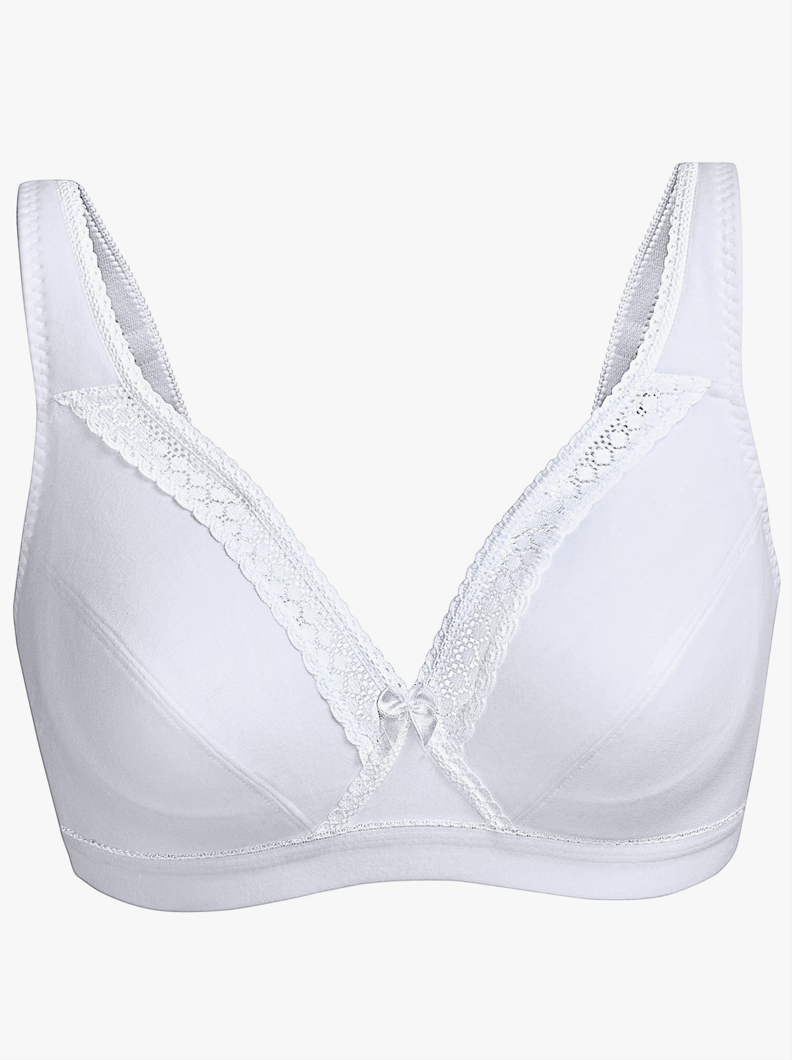 Speidel BH ohne Bügel mit gepolsterten Trägern - weiß