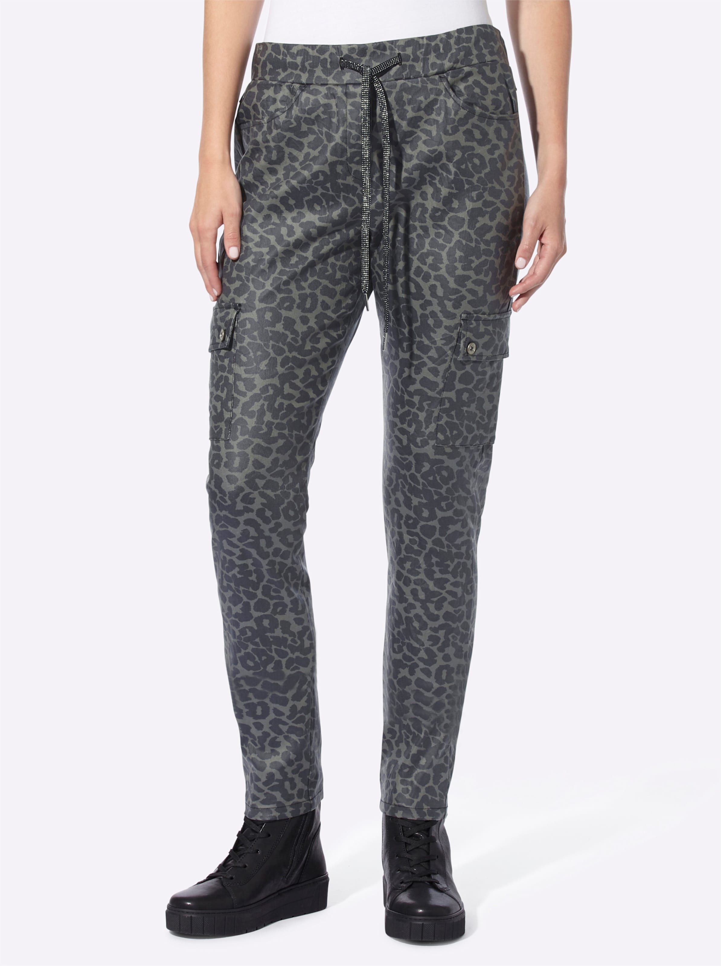 Broek met print