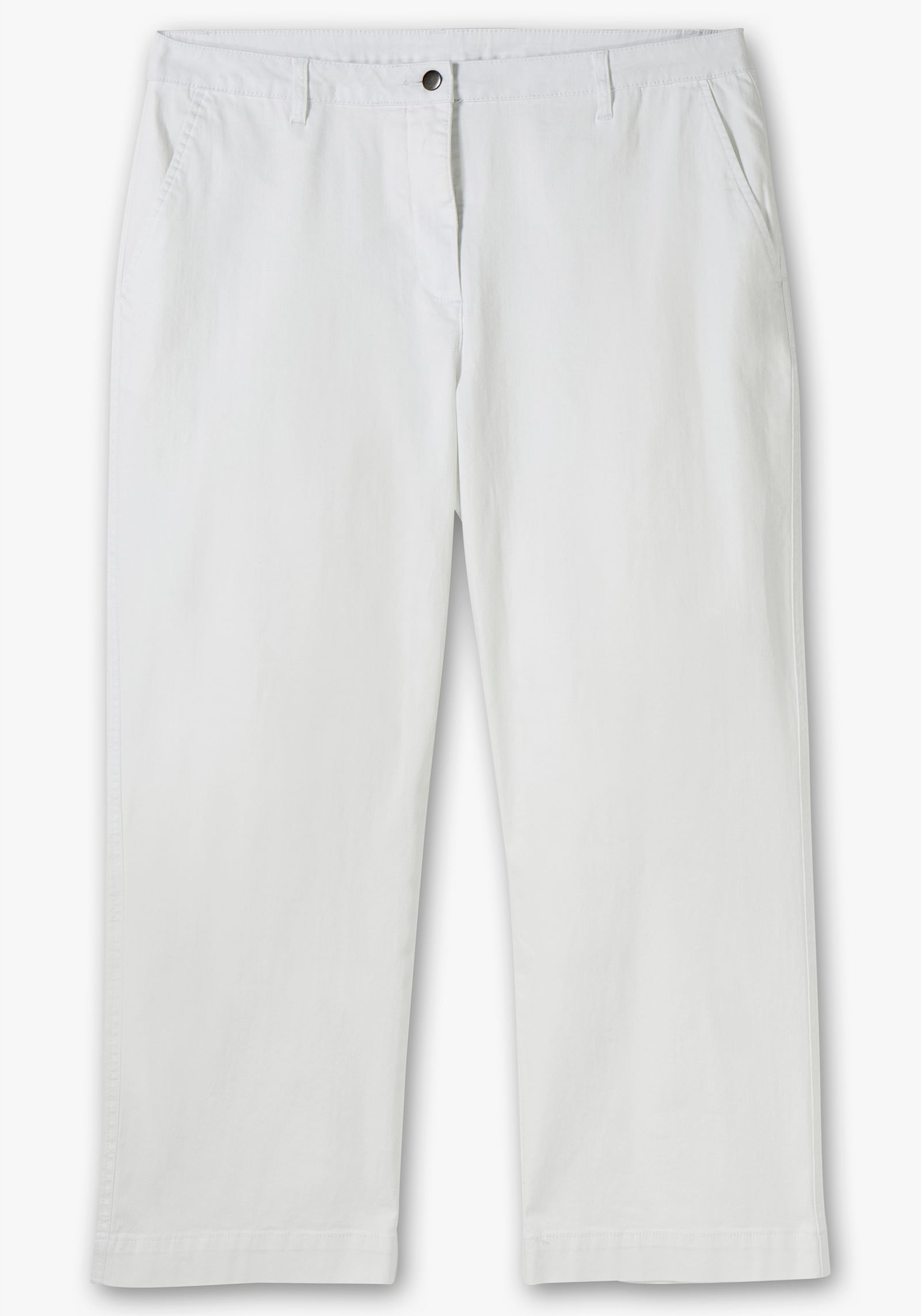 Culotte mit aufgesetzten Taschen hinten - weiß