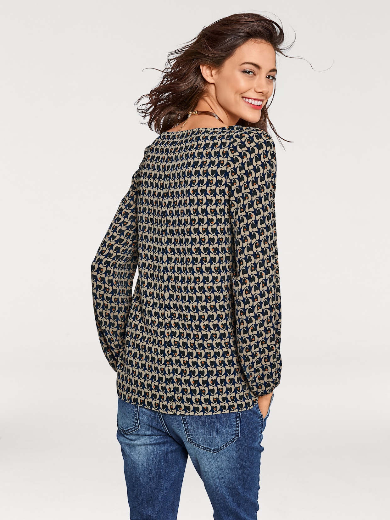 heine Blouse met print - bont