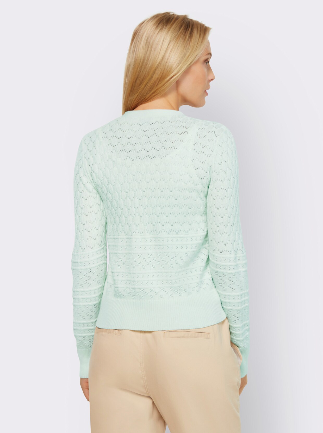 heine Veste en tricot - menthe tendre