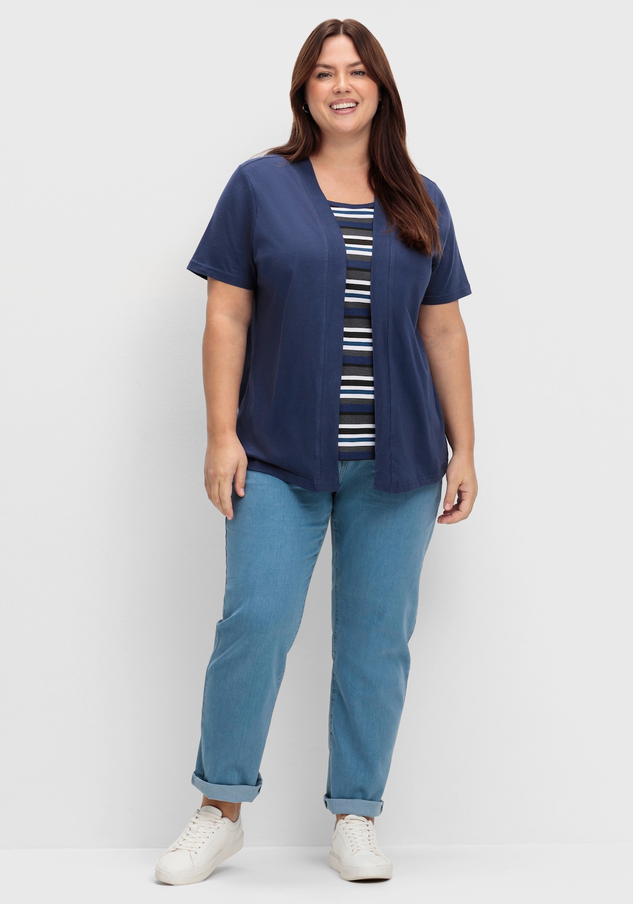 2-in-1-Shirt - marine