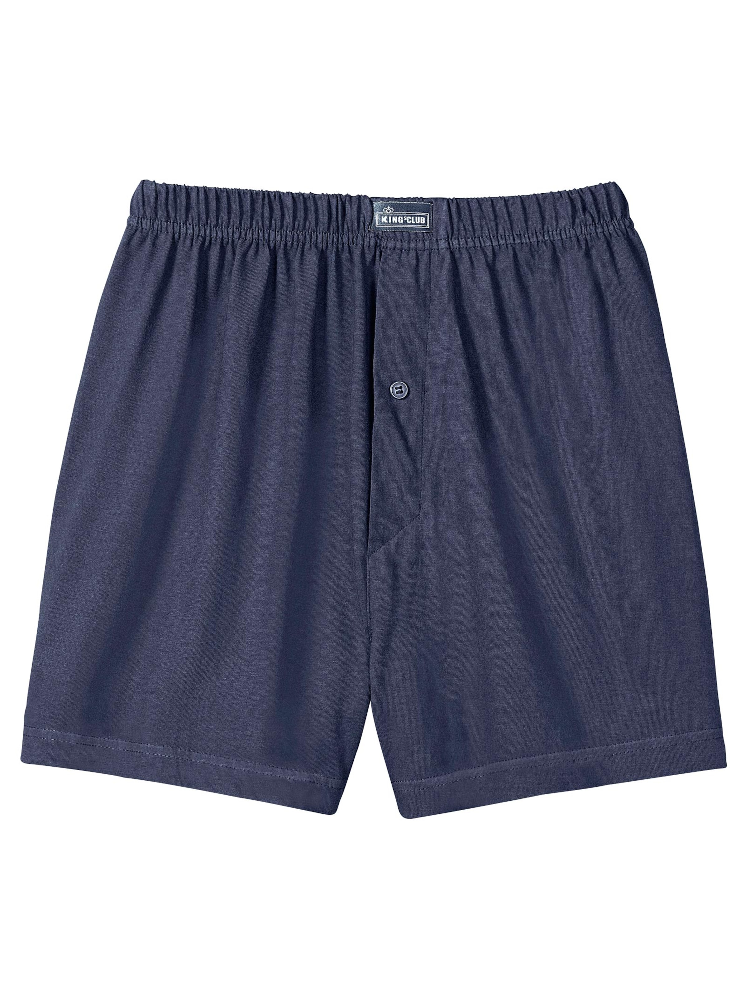 KINGsCLUB Boxershorts - blau + grau + bordeaux
