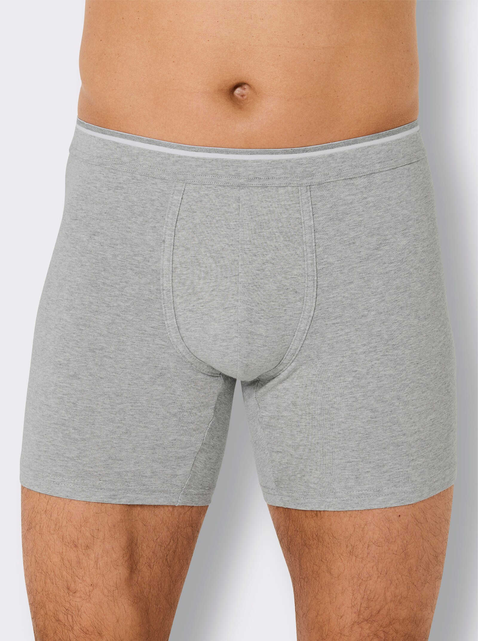 wäschepur men Longpants - grau-meliert