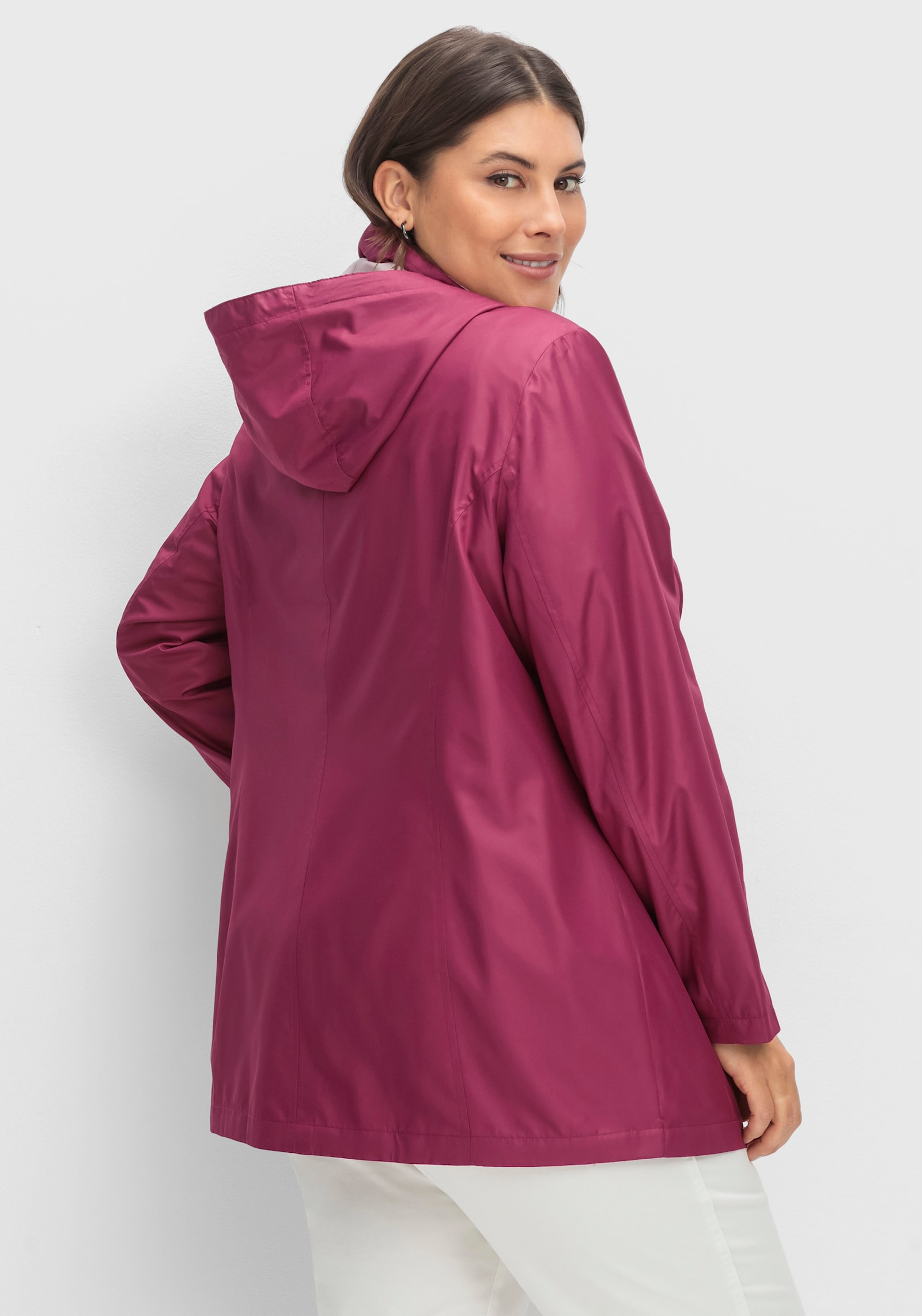 Funktionsjacke mit Innentasche - fuchsia-rosé