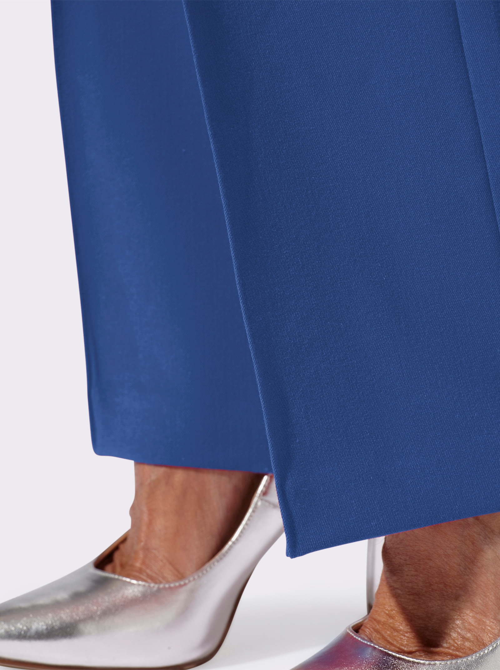 Anzughose mit Dehnbund - royalblau