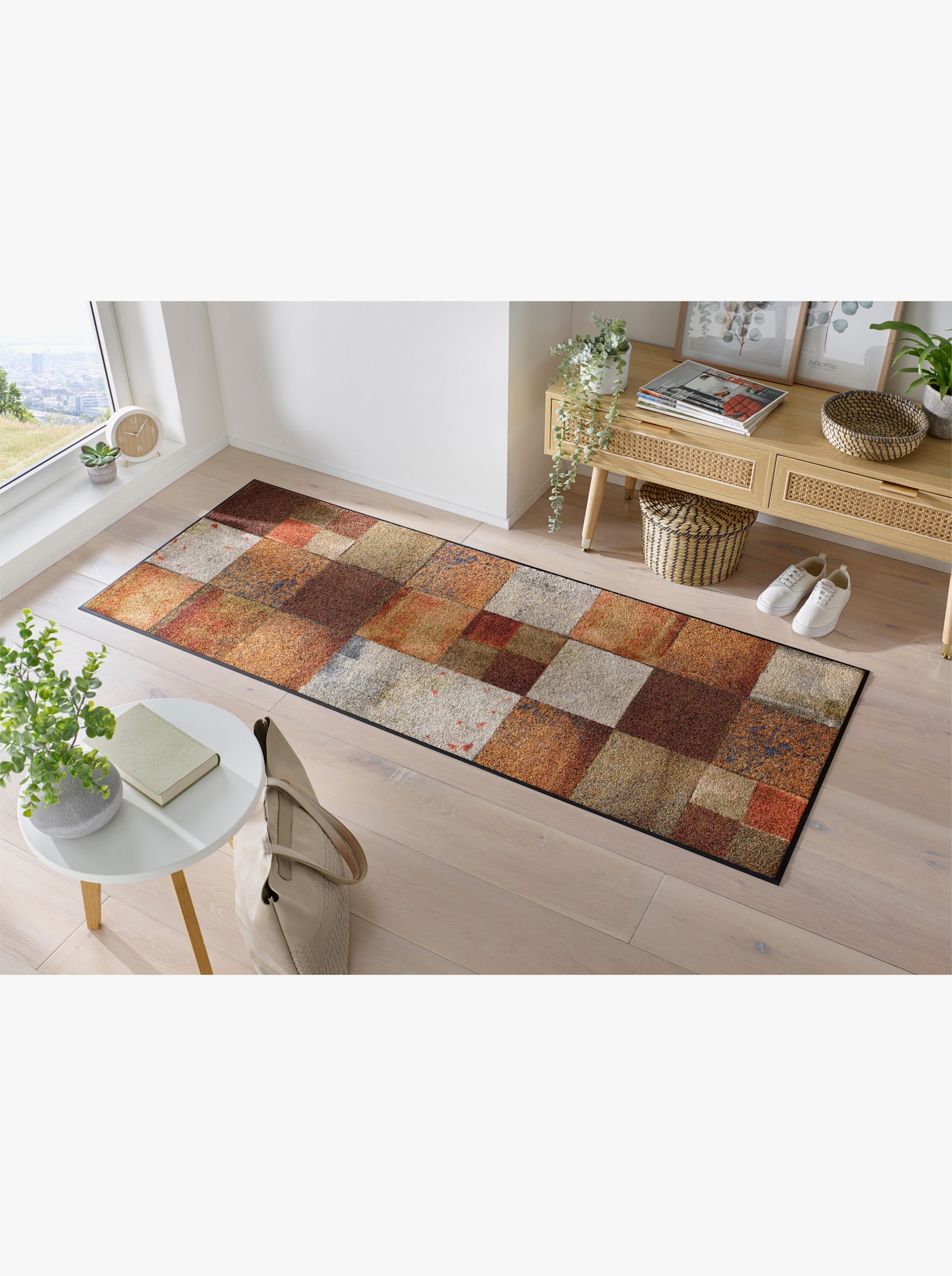 wash+dry by Kleen-Tex Fussmatte - rotbraun-gemustert