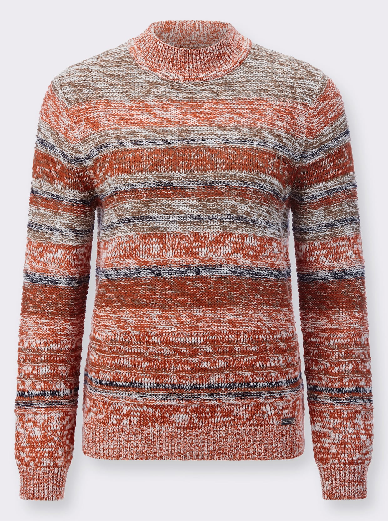Pullover met lange mouwen - roestrood/bruin gemêleerd