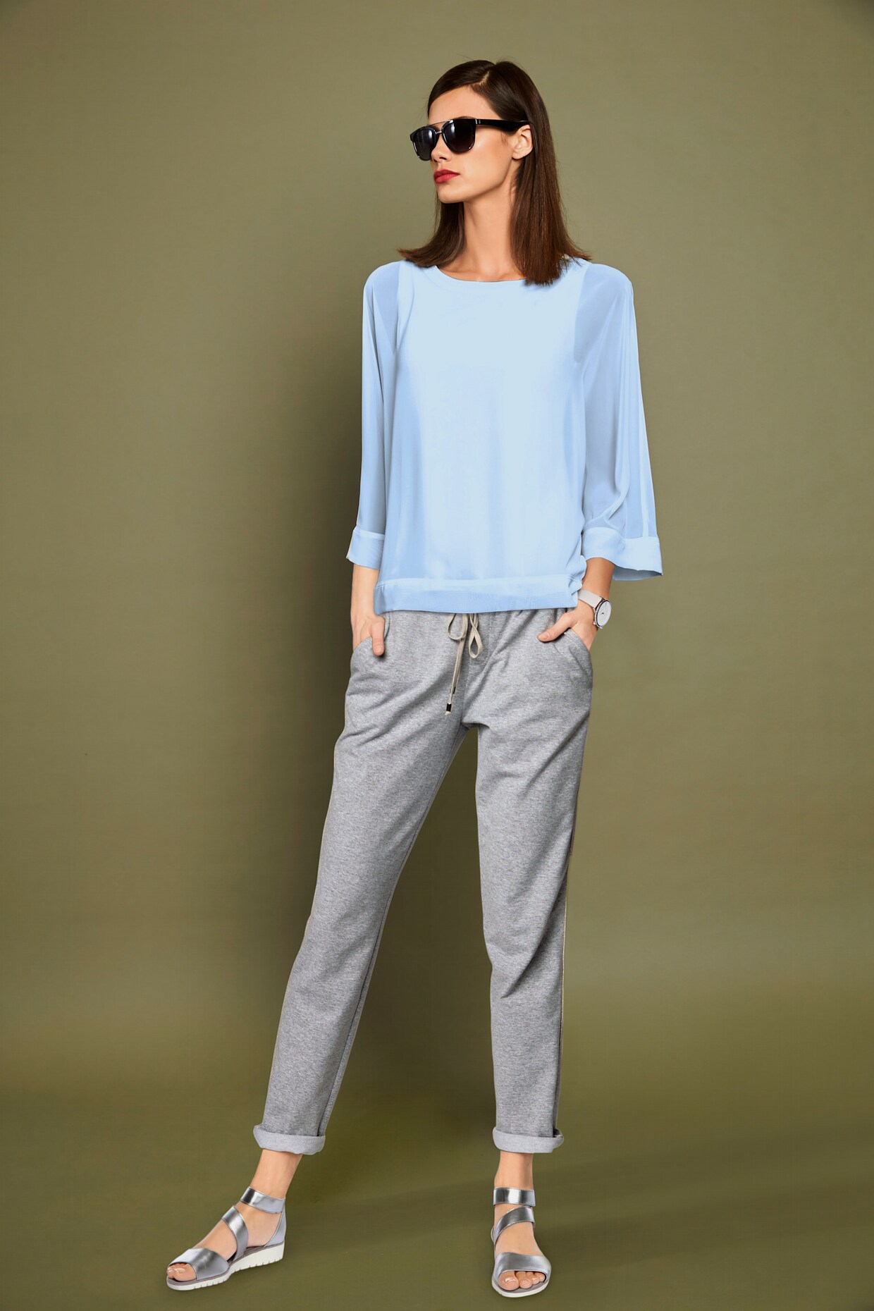 heine Jogpants - grau-melange