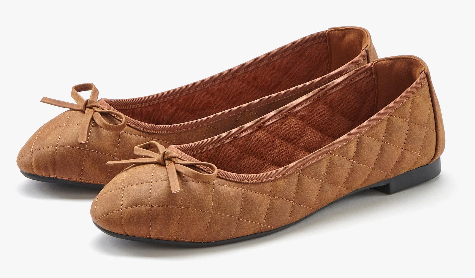 LASCANA Ballerina - cognacfarben