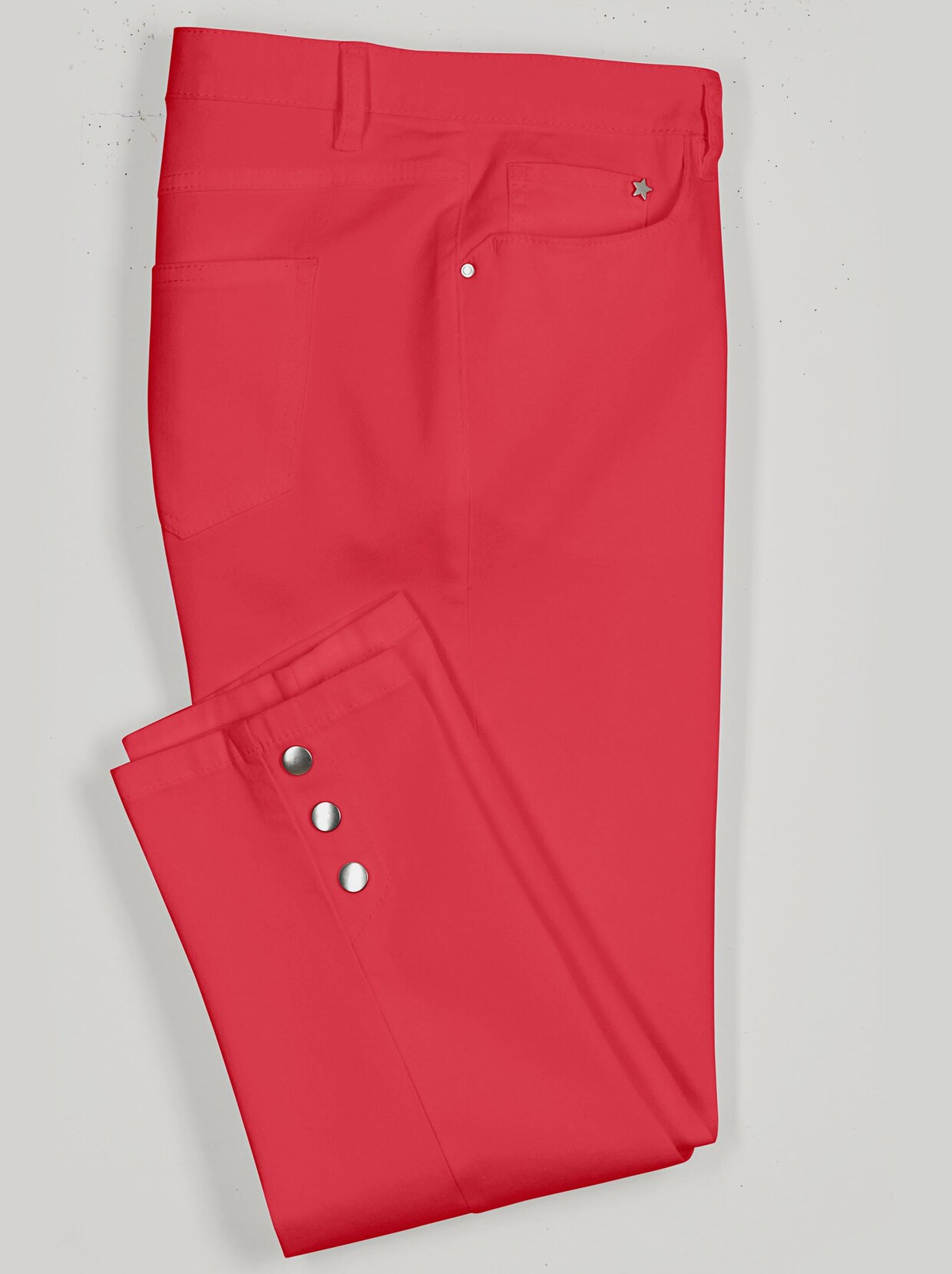 Pantalon extensible - rouge