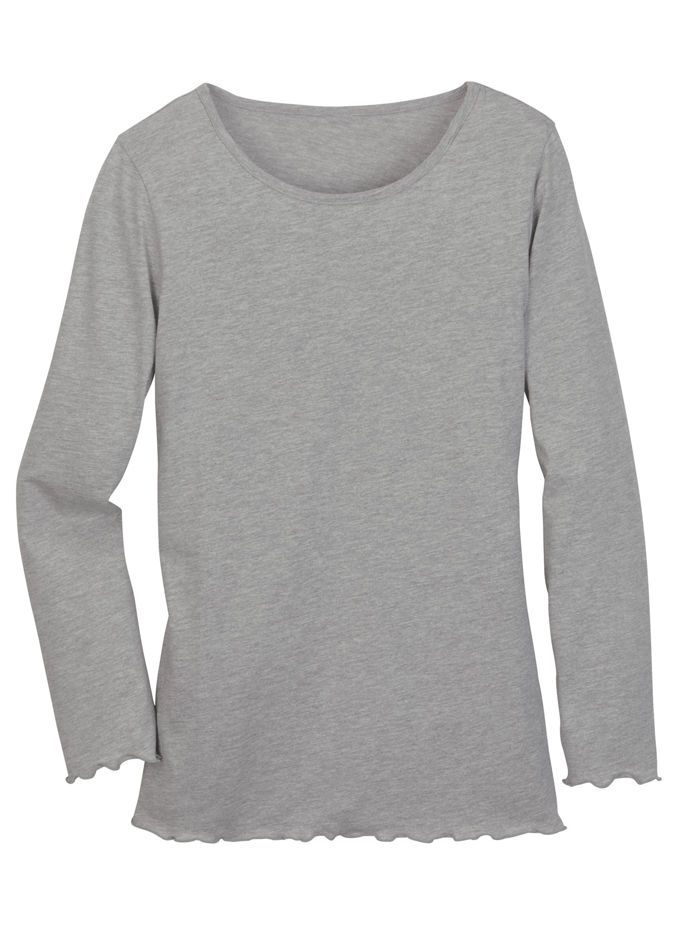 Shirt - grau-meliert