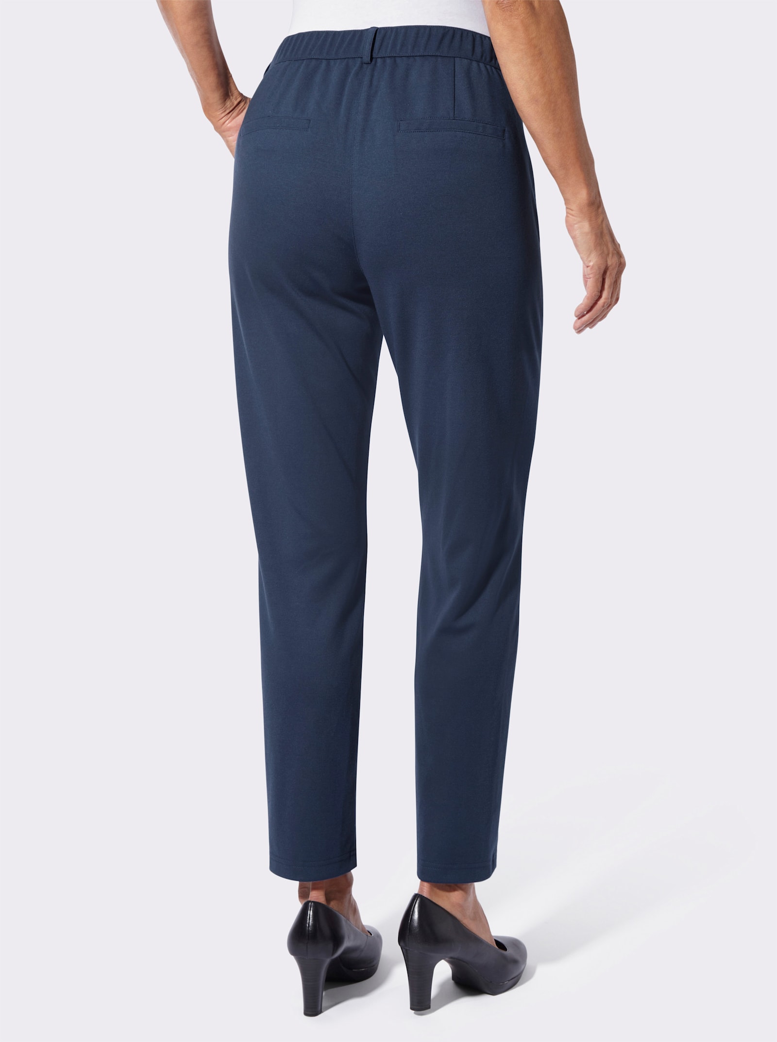 Džers.nohavice,pruž. pás vzadu - tmavomodrá