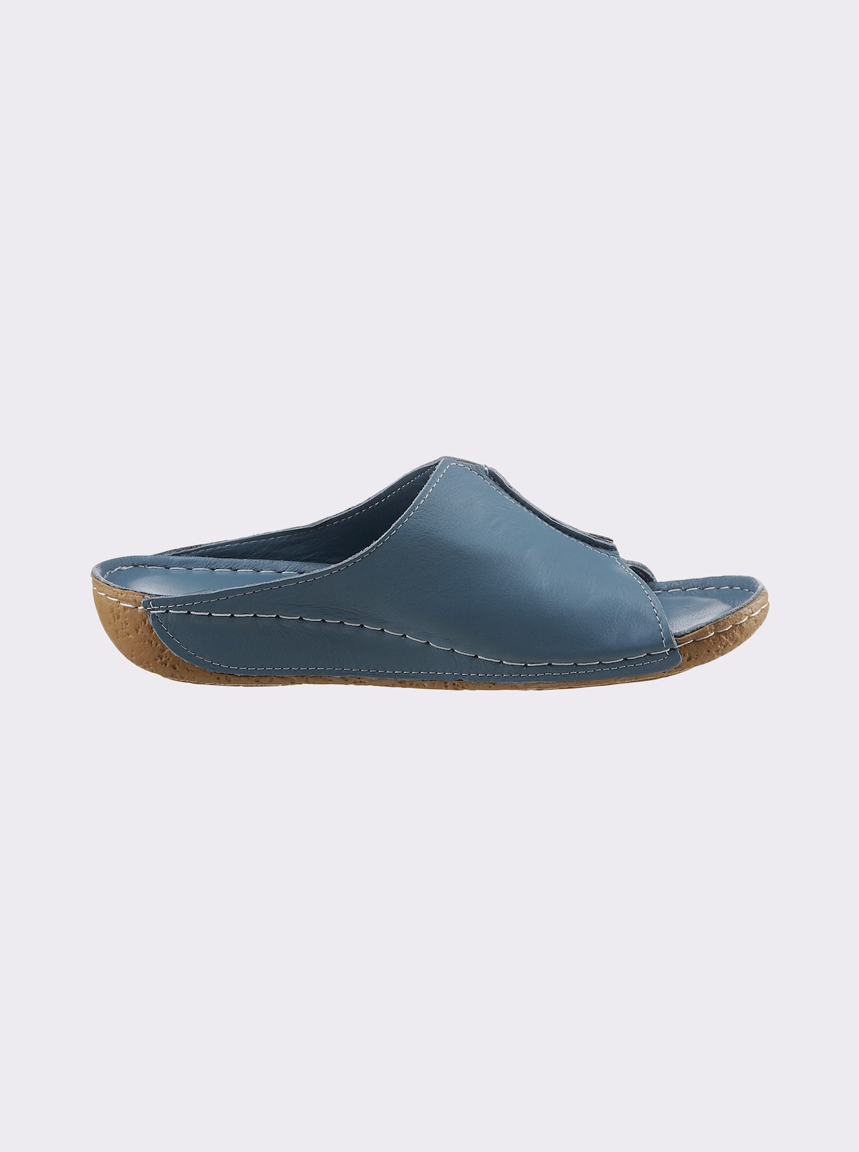 Andrea Conti Slippers - jeansblauw