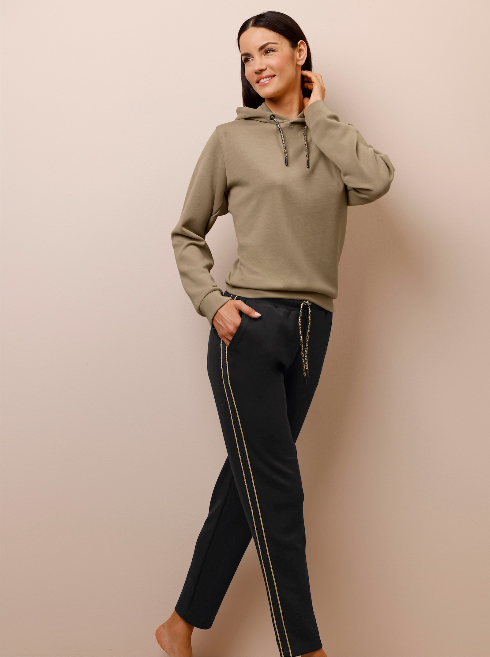 Plantier Hausanzug - camel-schwarz